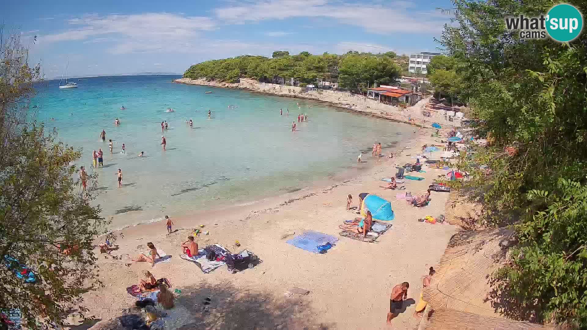 Strand Slanica Murter – webcam