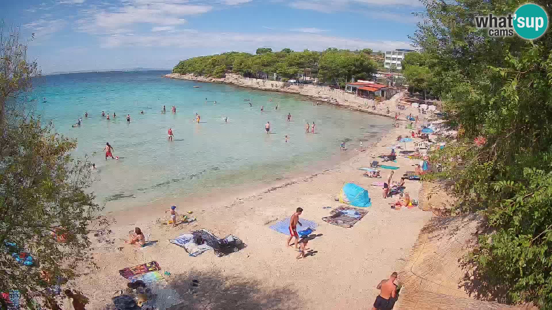Strand Slanica Murter – webcam