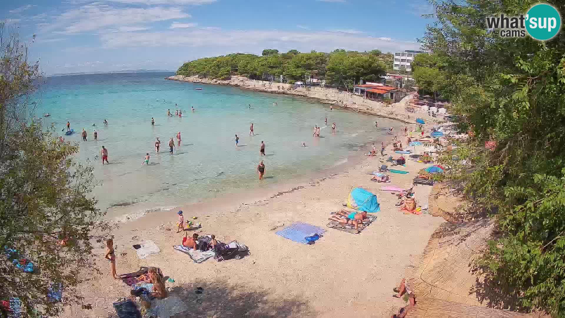 Strand Slanica Murter – webcam