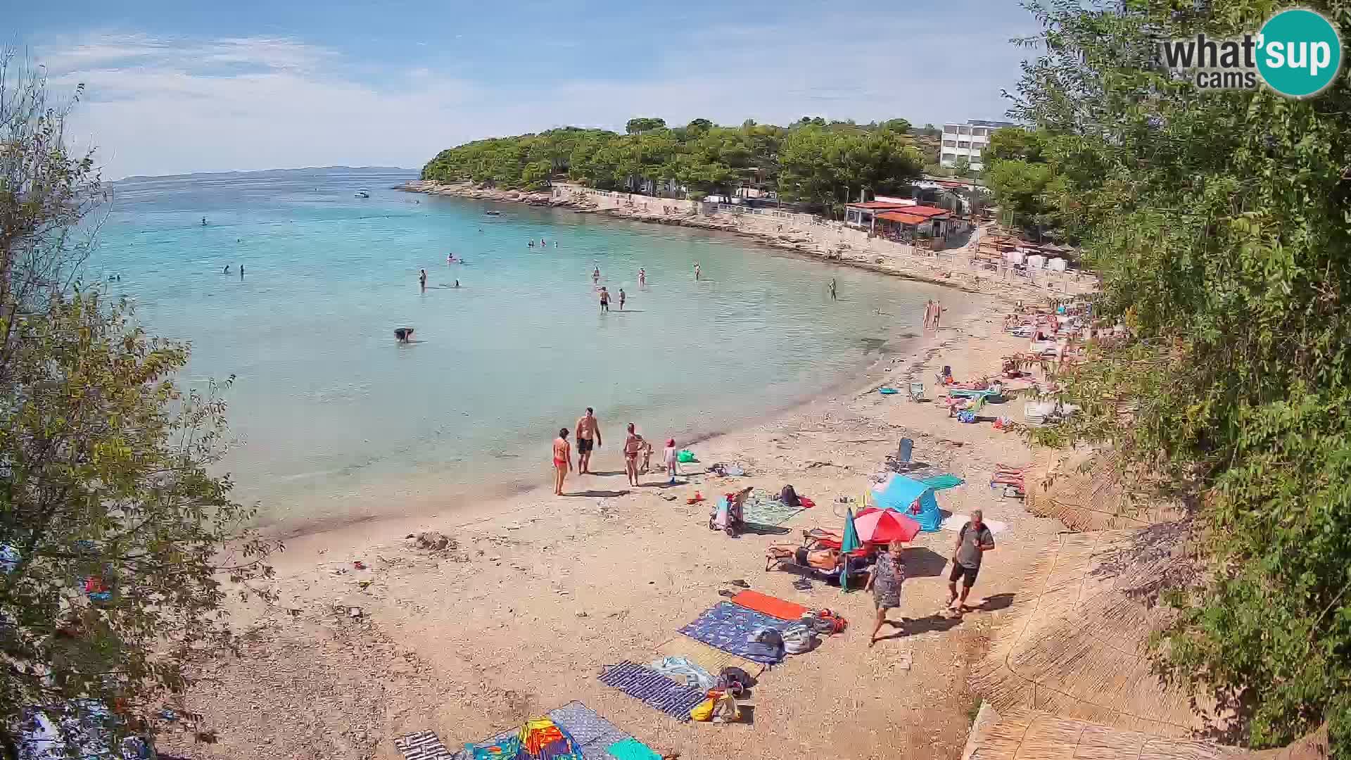 Strand Slanica Murter – webcam