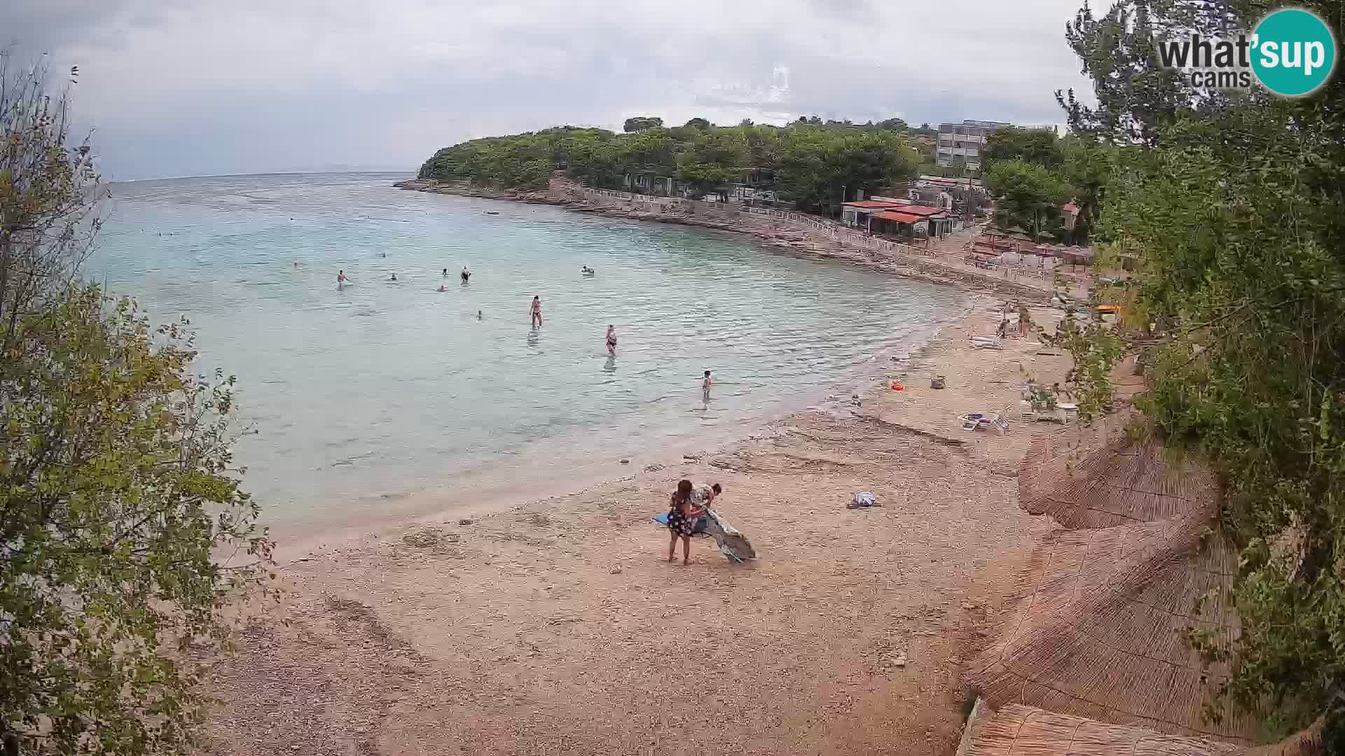 Strand Slanica Murter – webcam