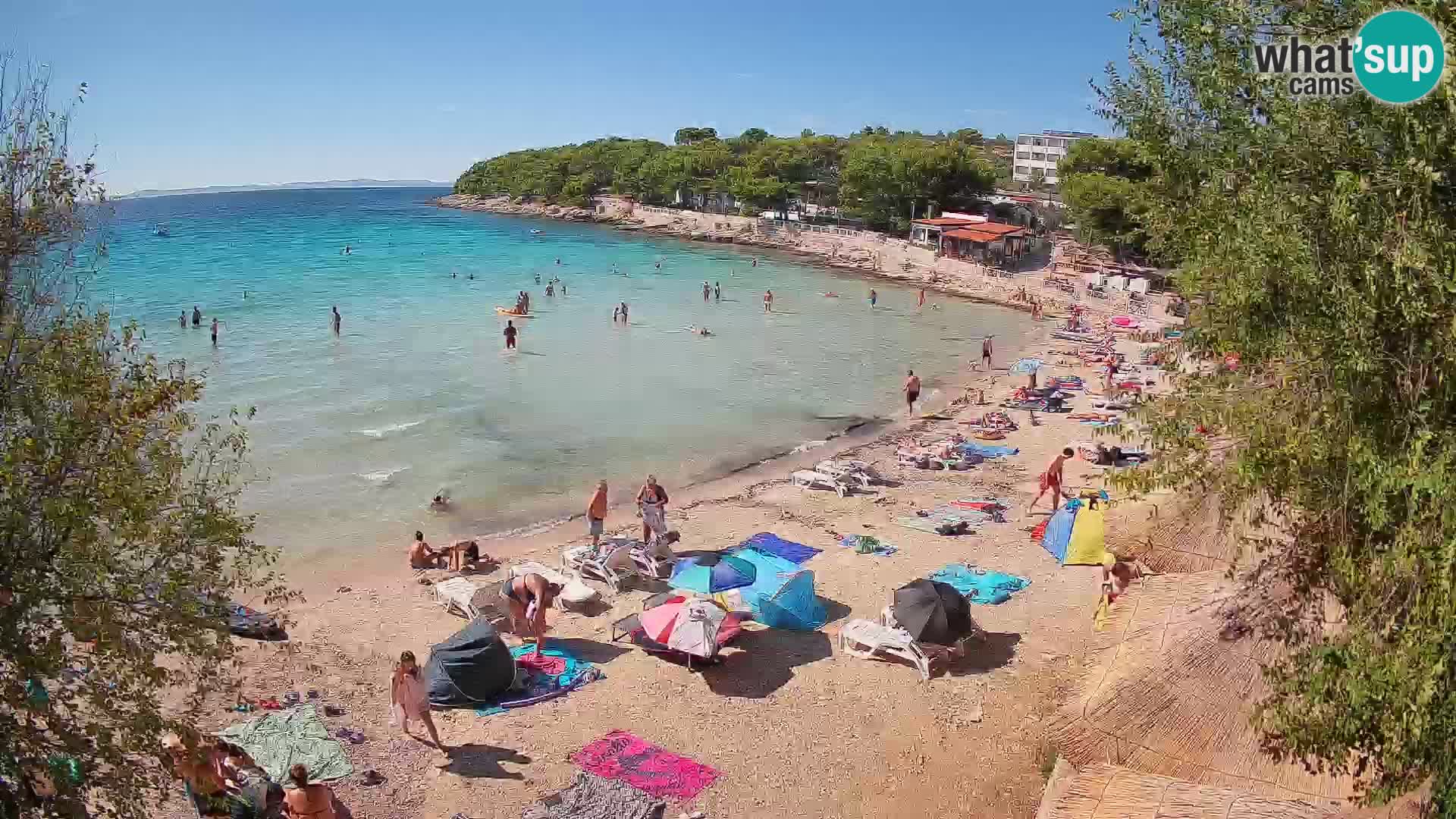 Strand Slanica Murter – webcam