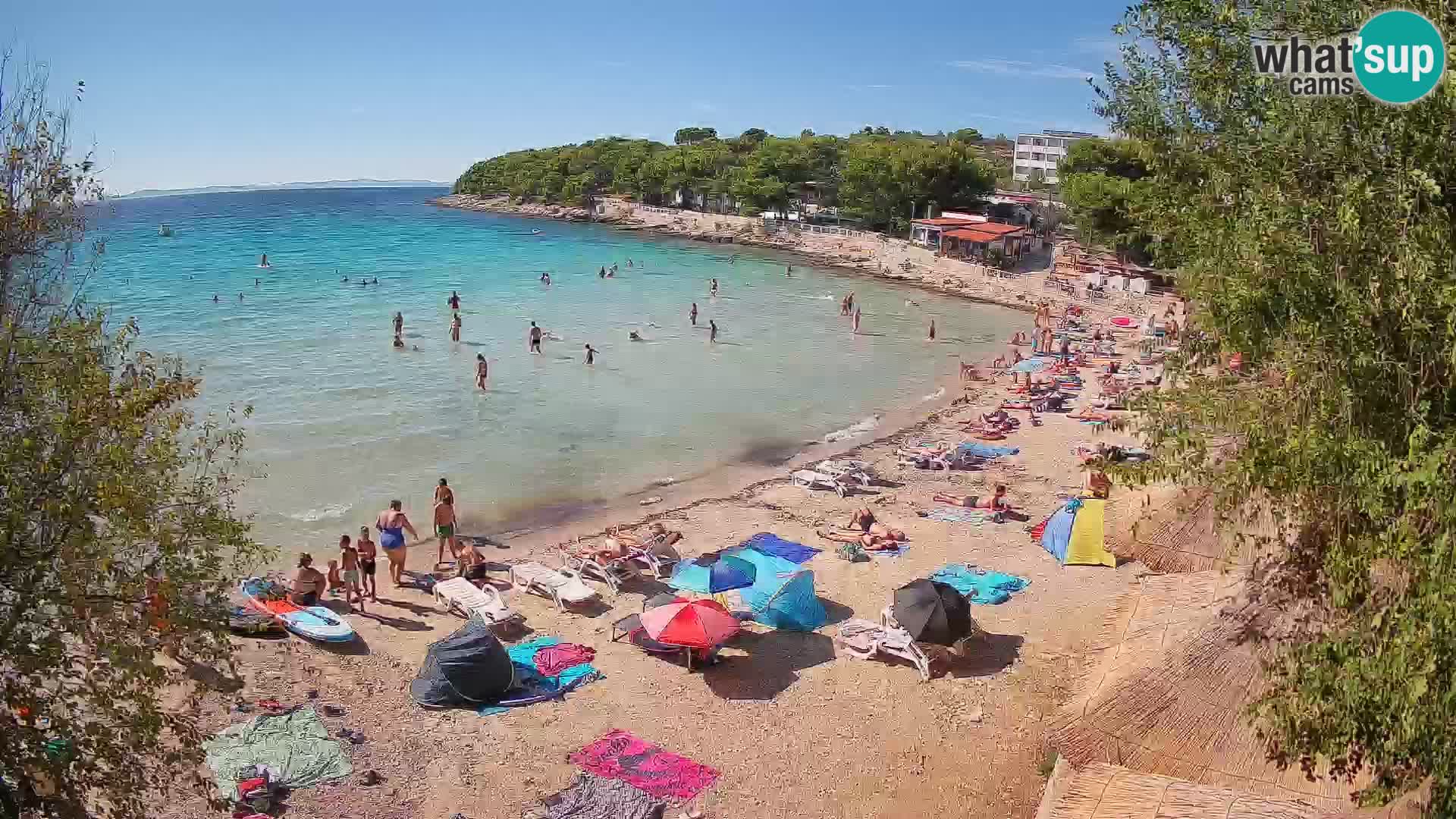 Strand Slanica Murter – webcam