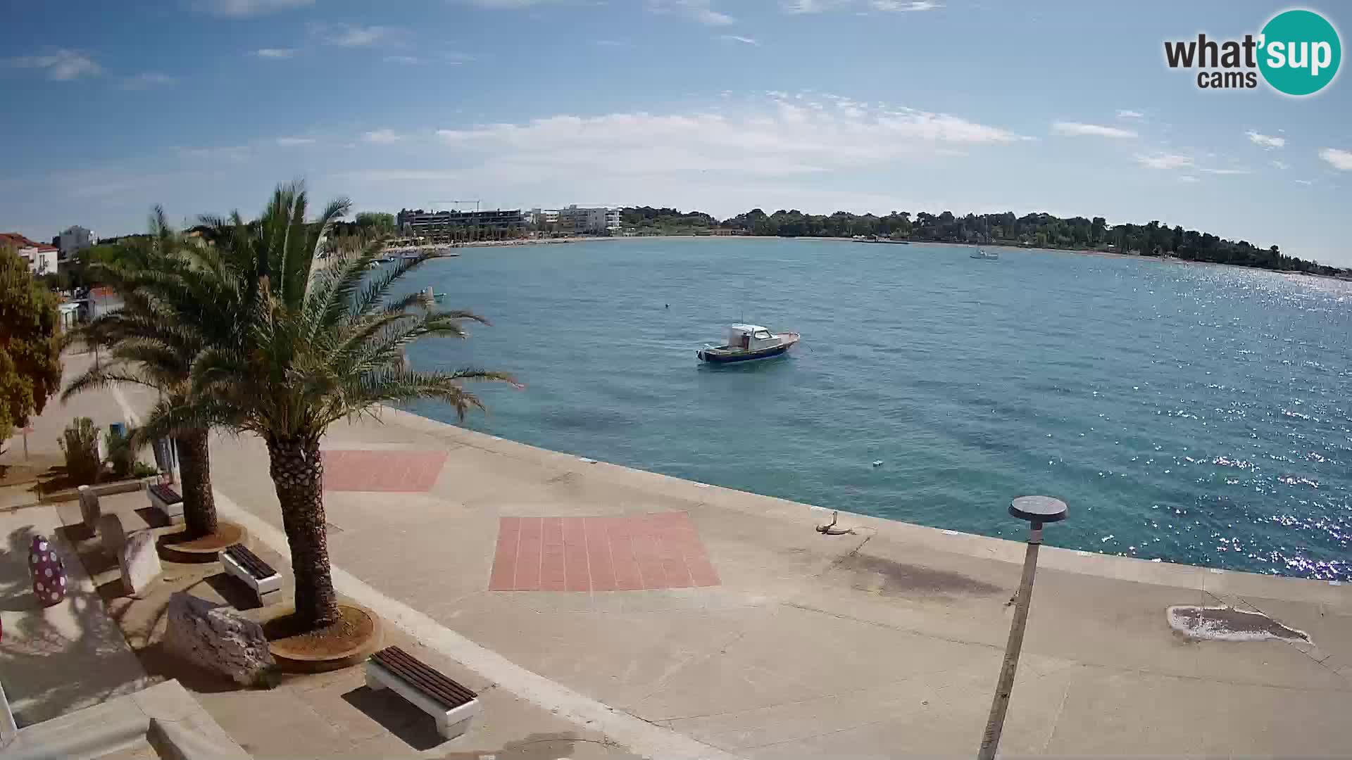 Seaside promenade in Novalja