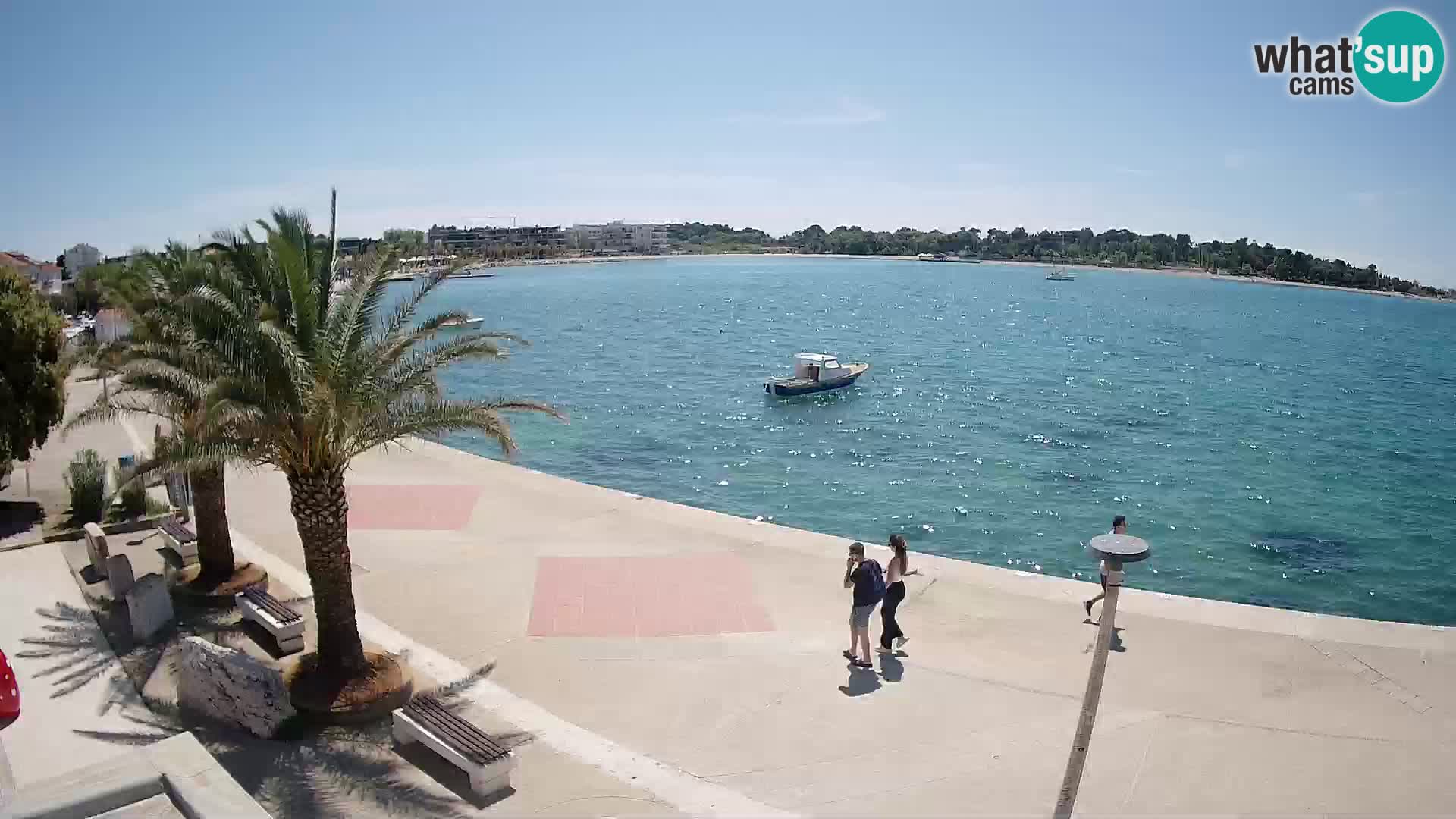Seaside promenade in Novalja