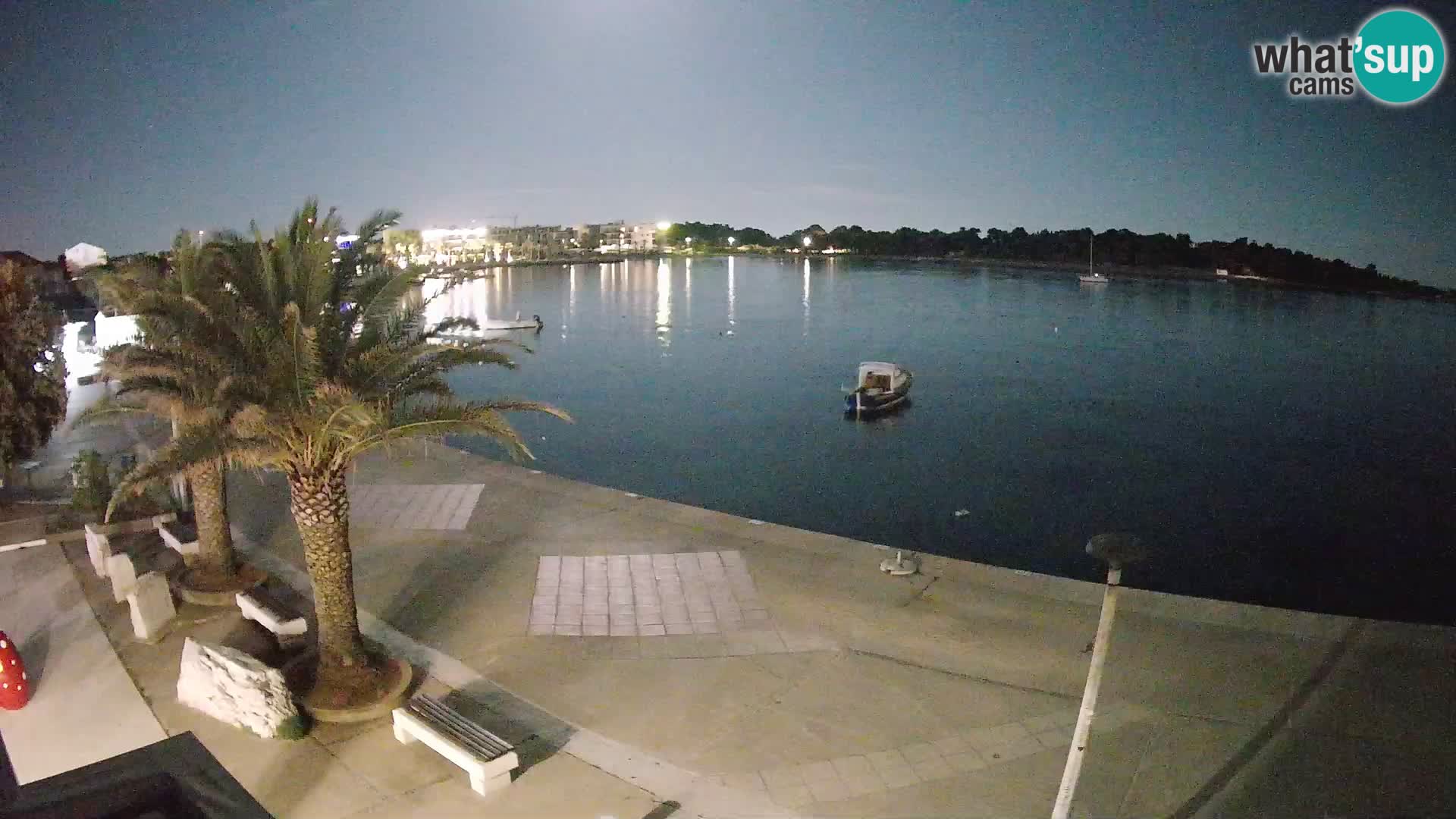 Seaside promenade in Novalja