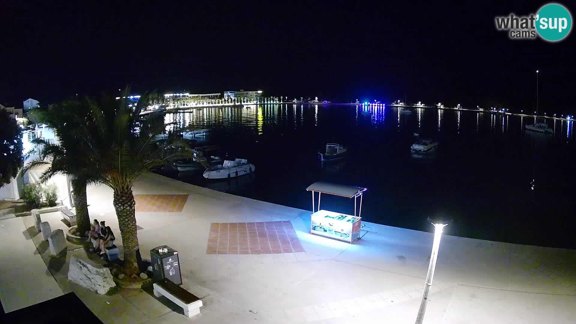 Seaside promenade in Novalja