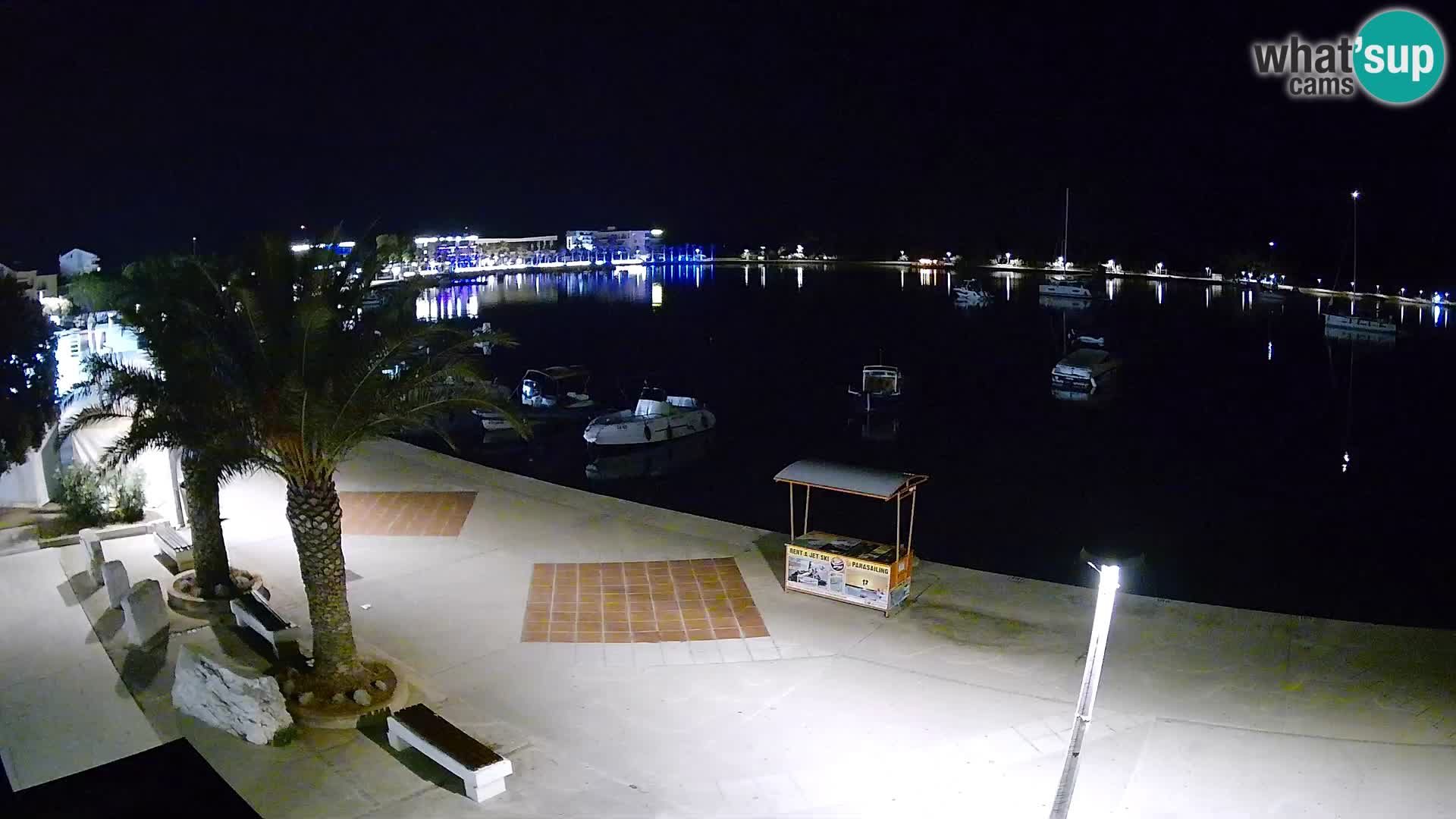 Seaside promenade in Novalja