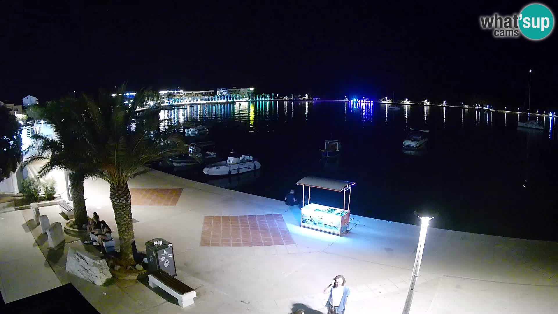 Seaside promenade in Novalja