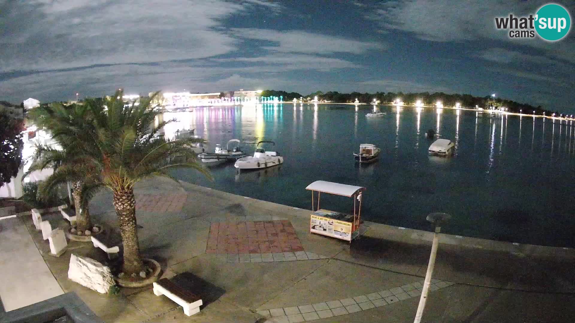 Seaside promenade in Novalja