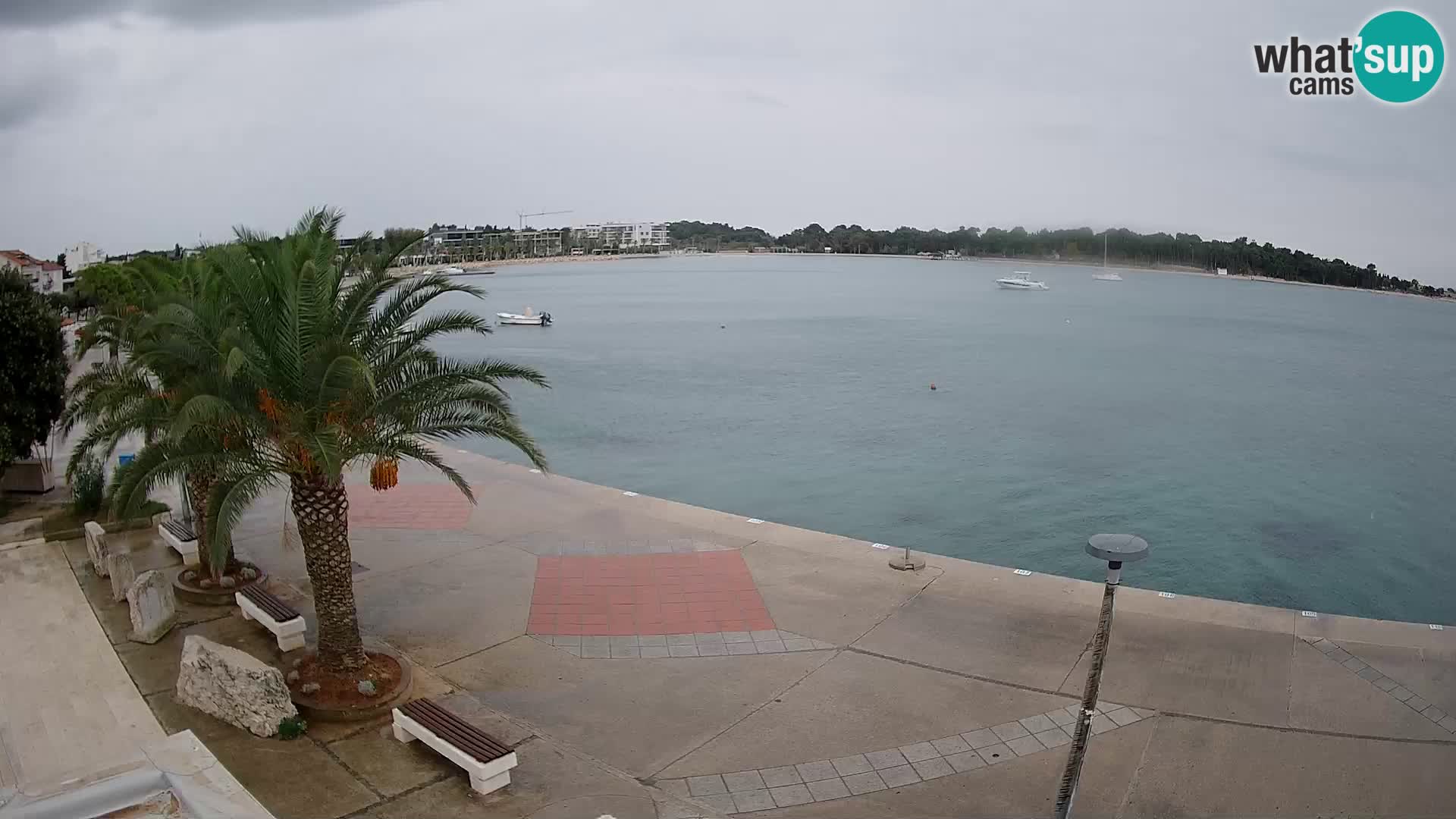 Seaside promenade in Novalja