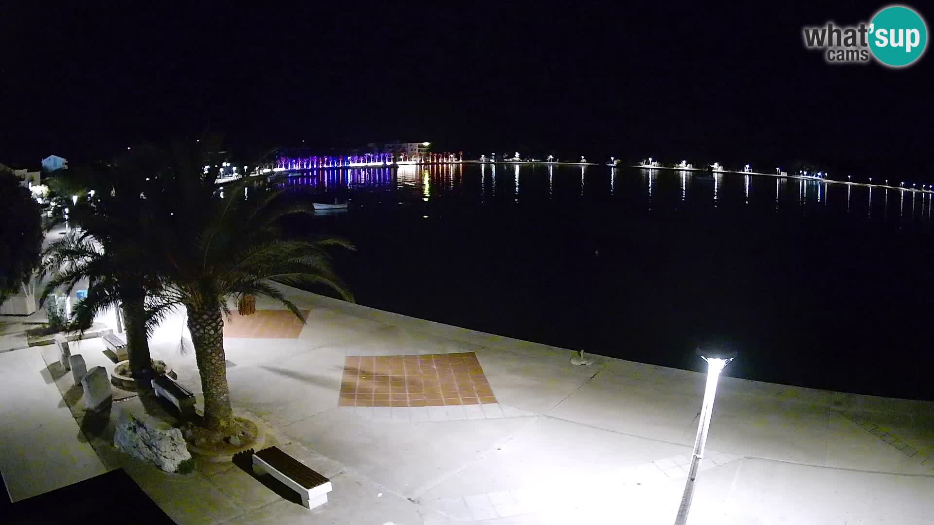 Seaside promenade in Novalja