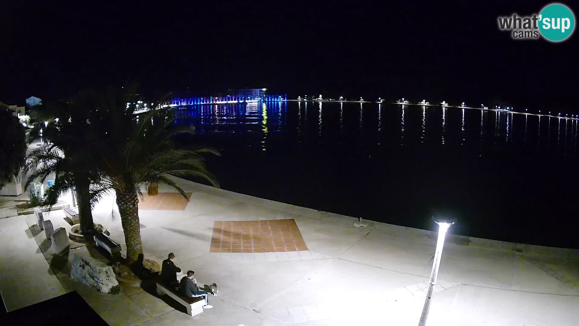 Seaside promenade in Novalja