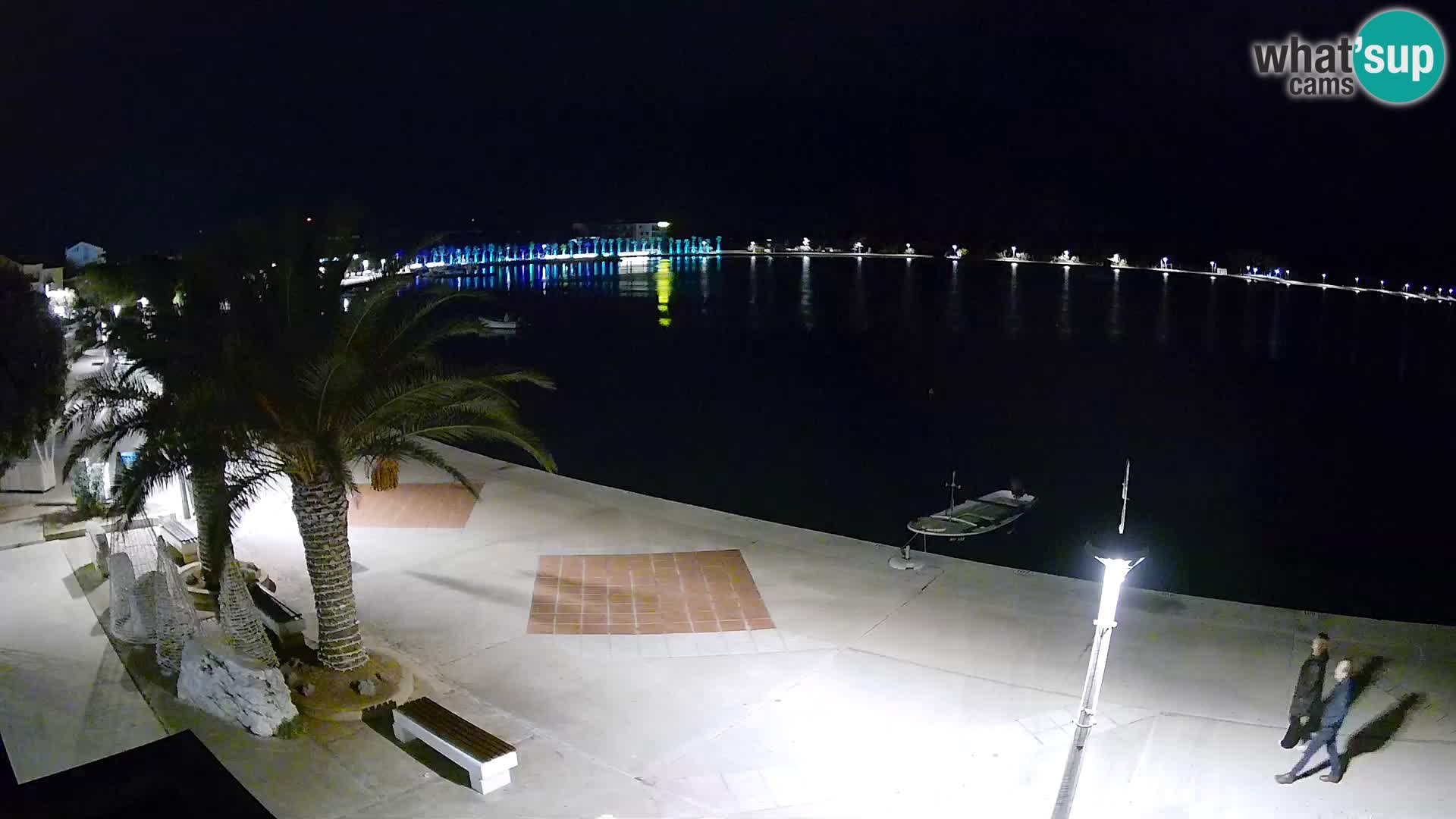 Seaside promenade in Novalja