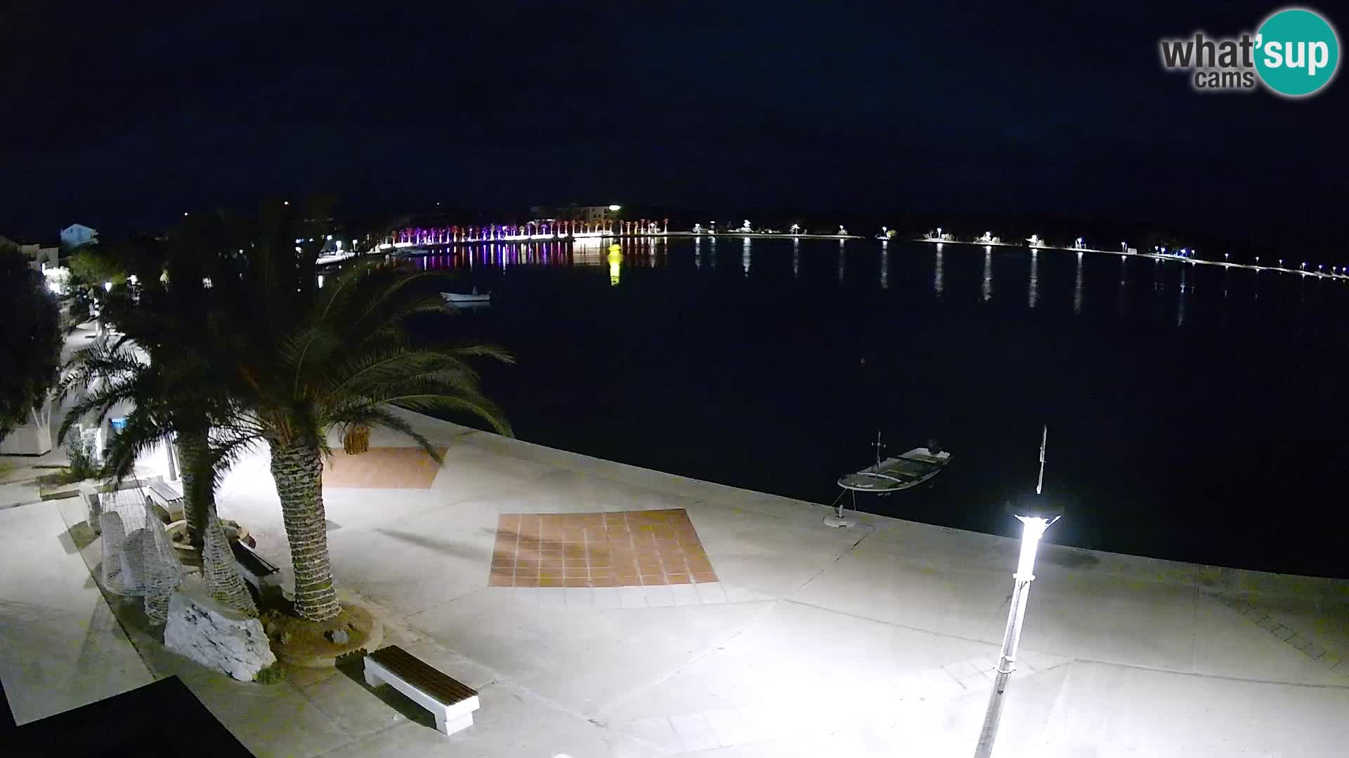 Seaside promenade in Novalja