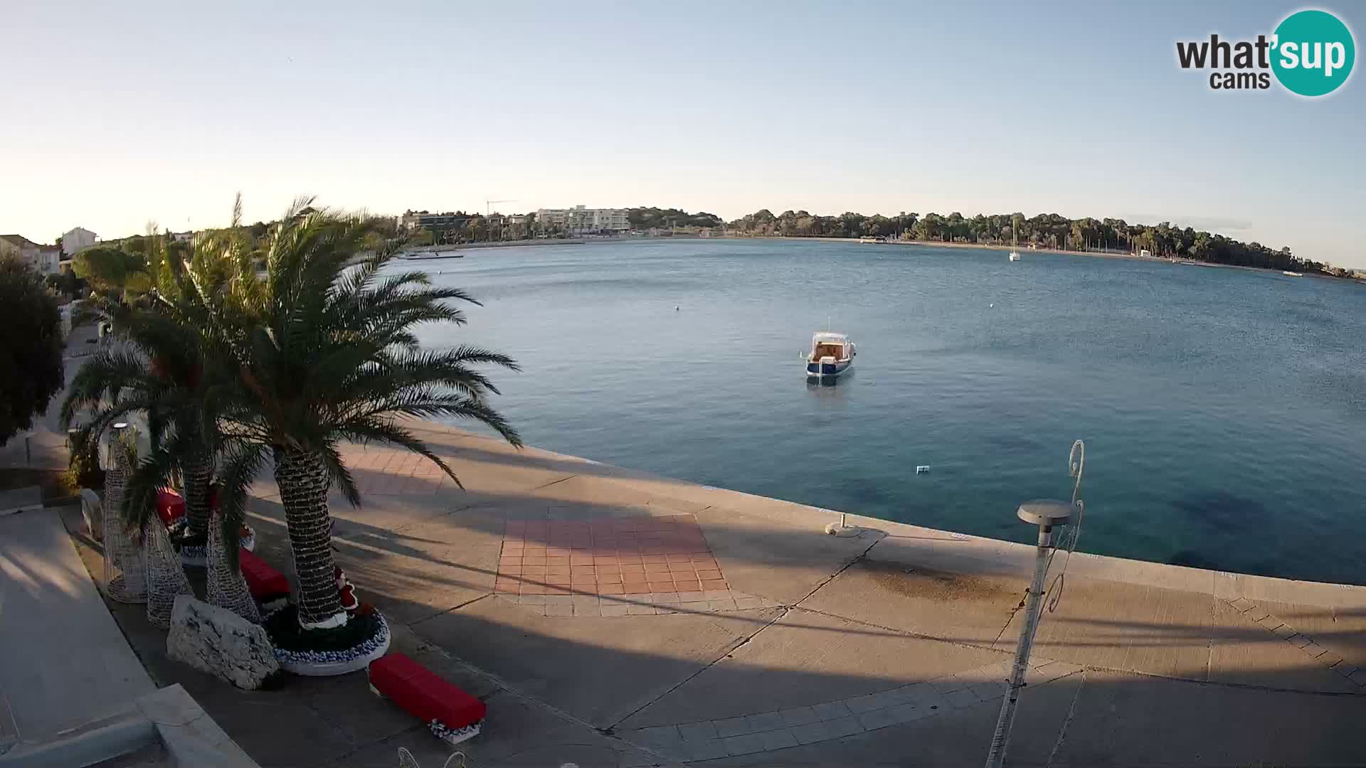 Seaside promenade in Novalja