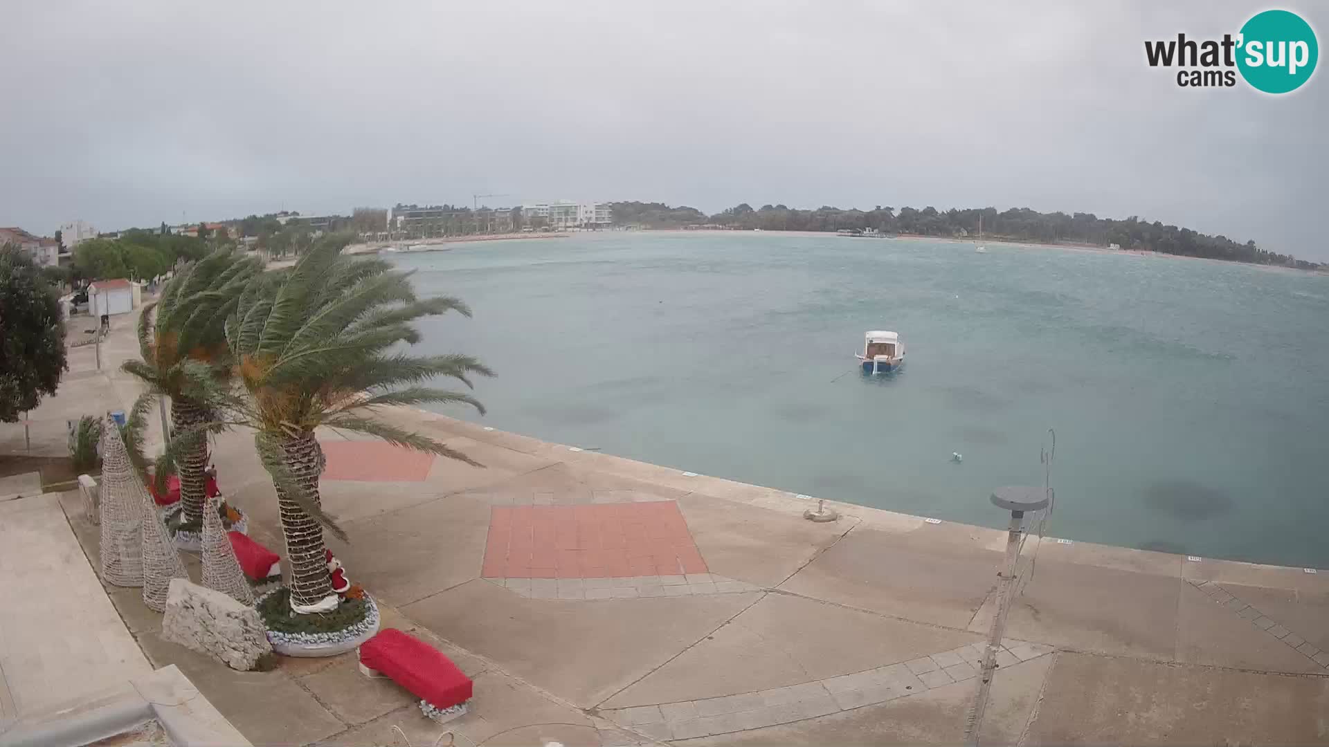 Seaside promenade in Novalja