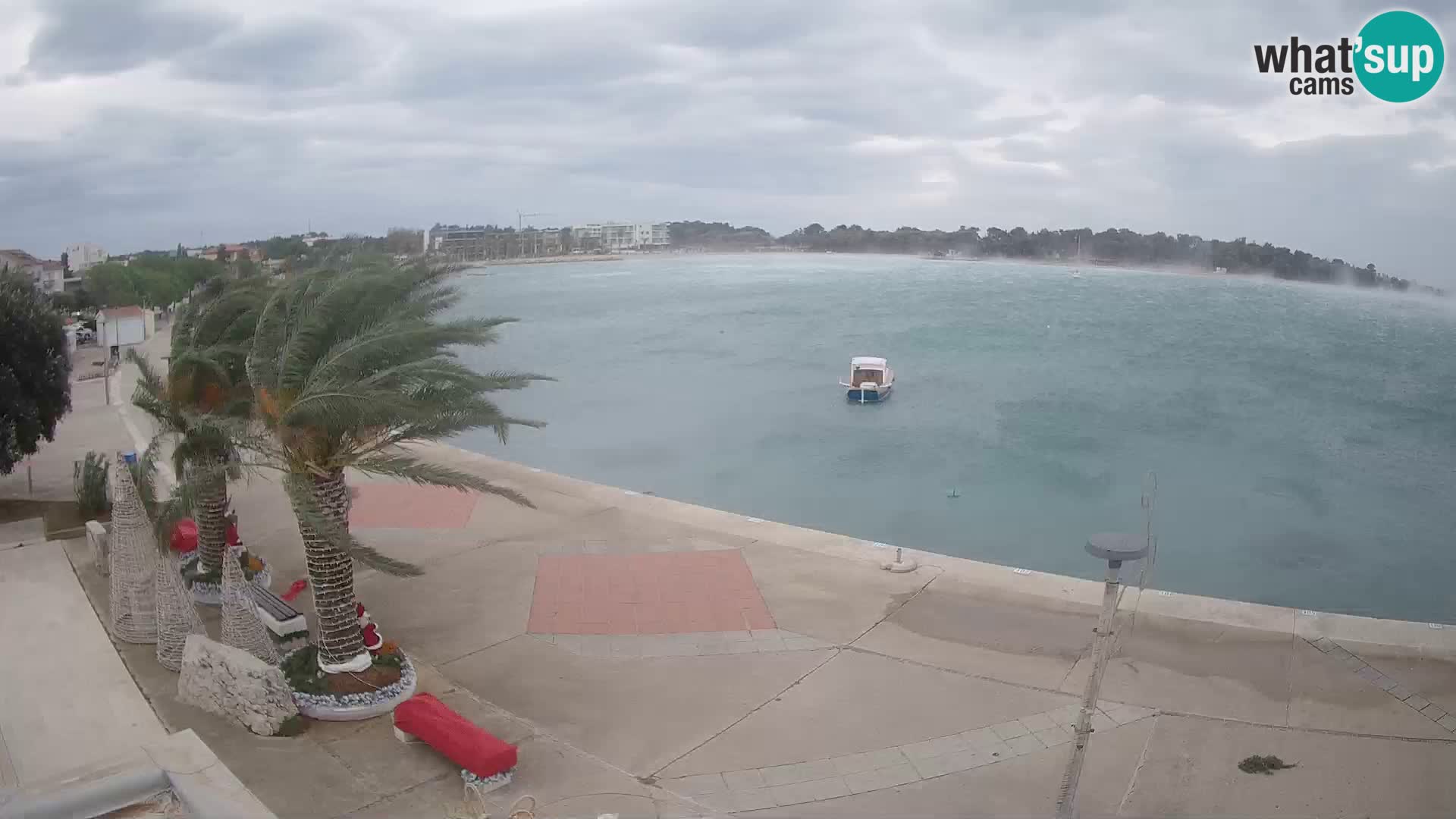 Seaside promenade in Novalja