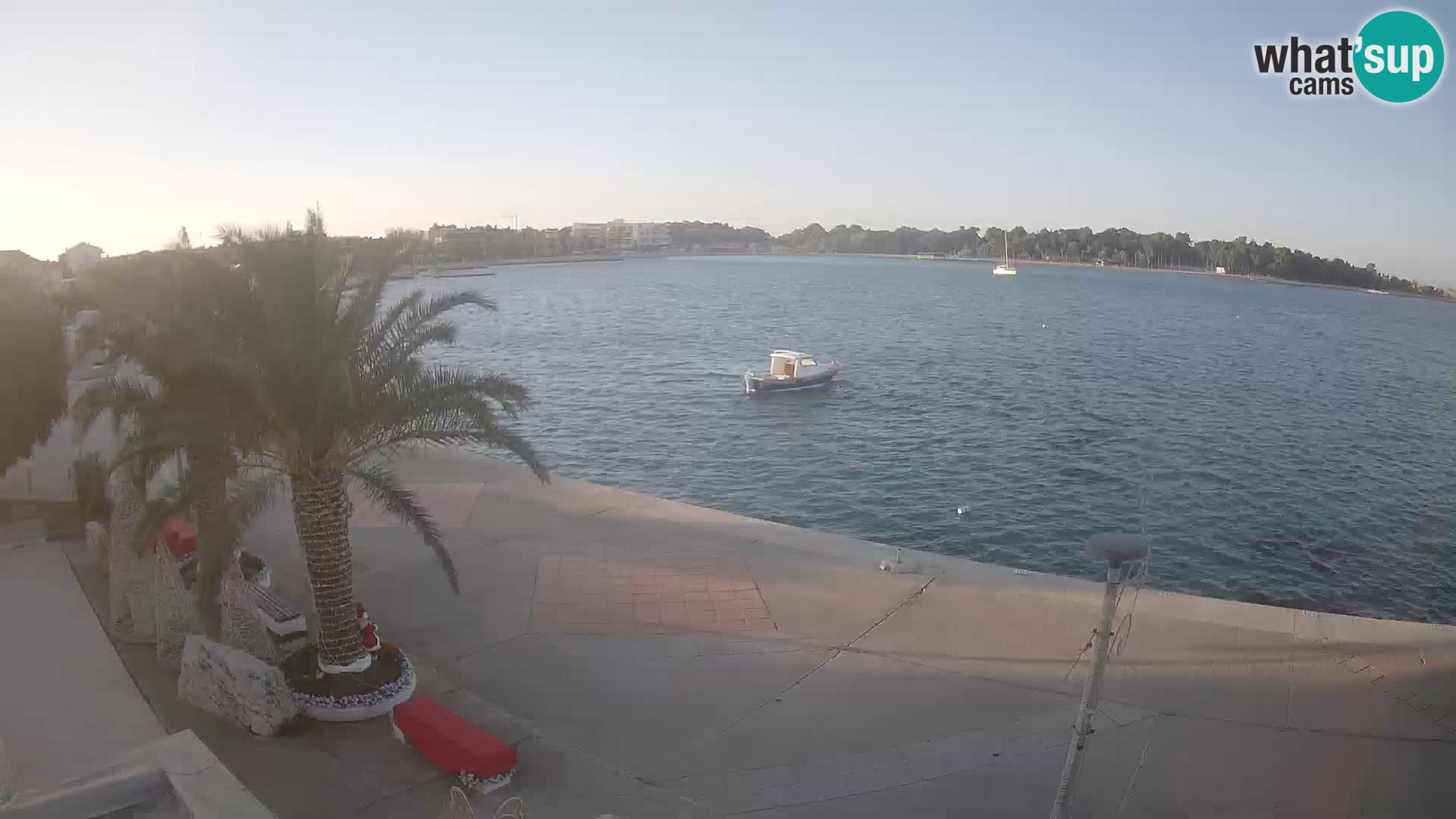 Seaside promenade in Novalja