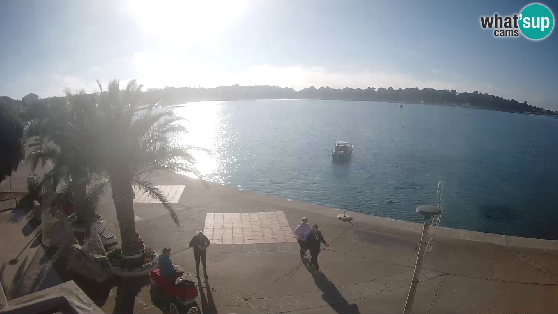 Seaside promenade in Novalja