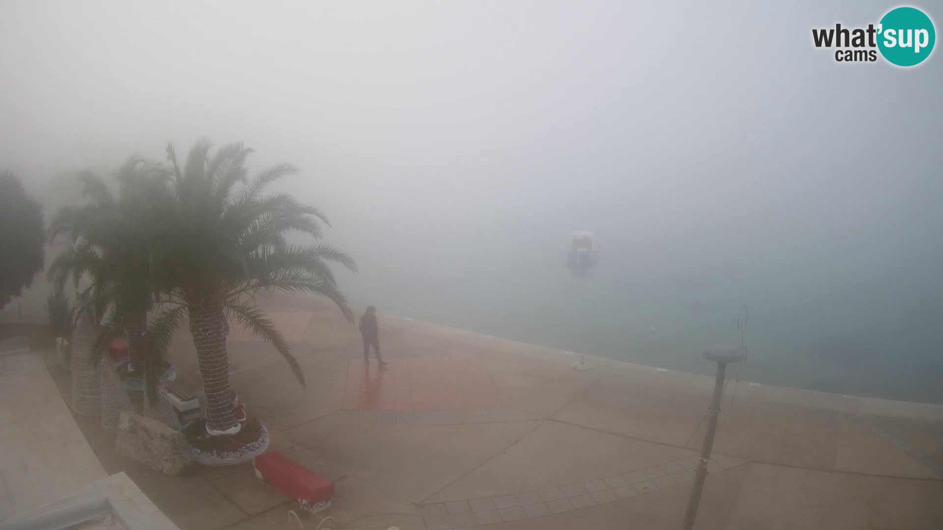 Seaside promenade in Novalja