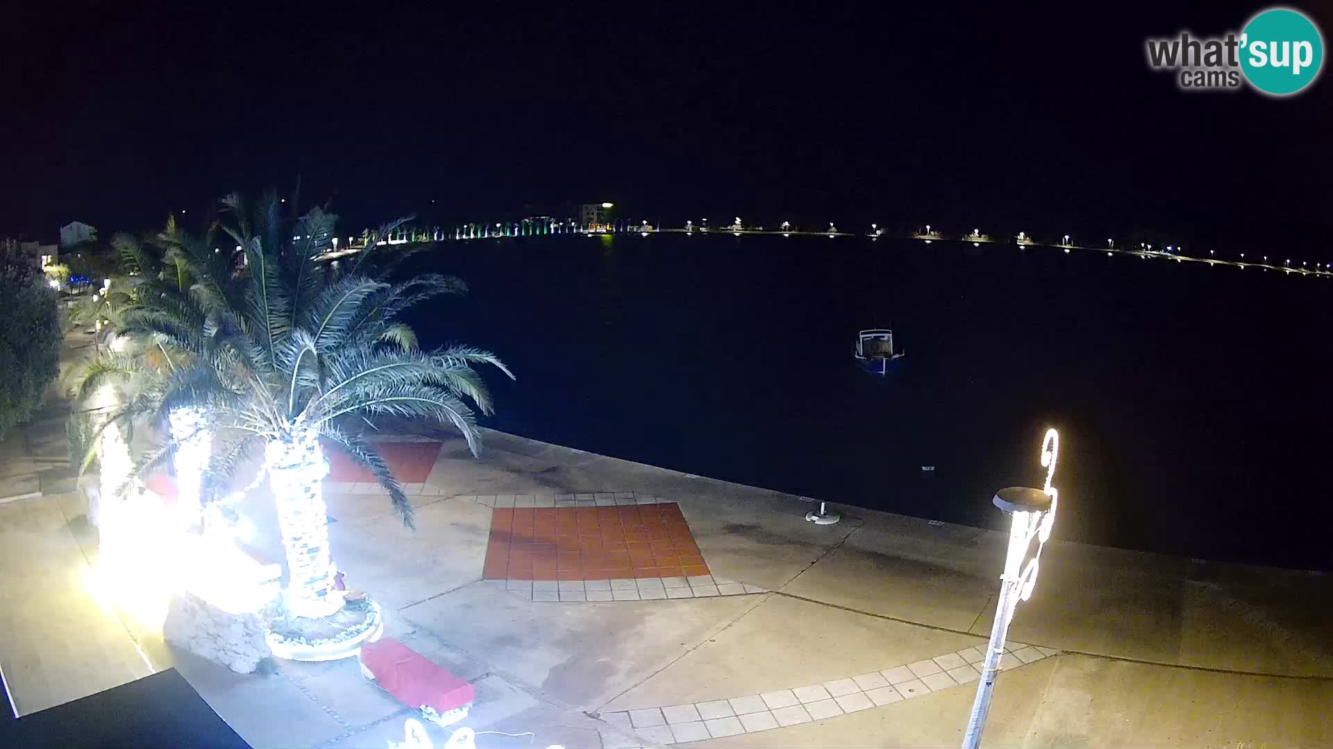 Seaside promenade in Novalja