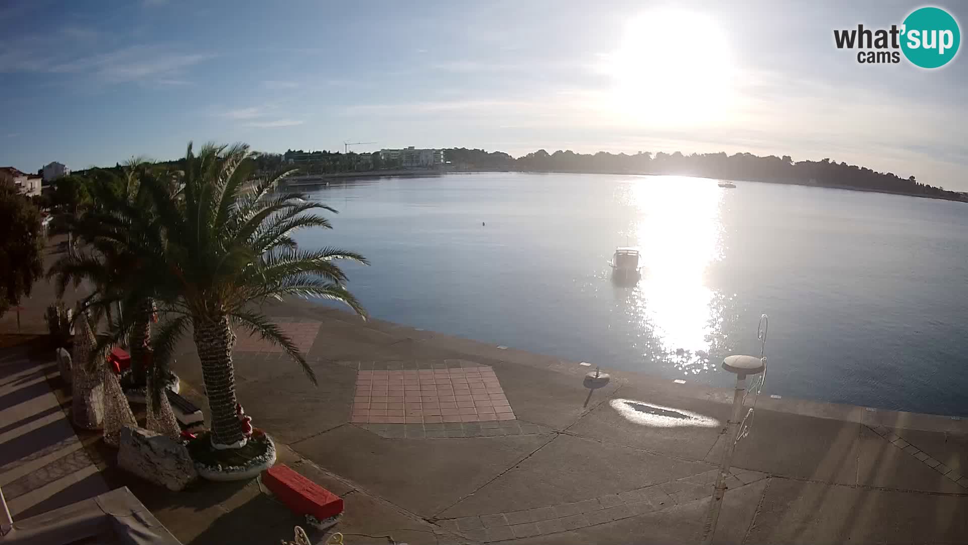 Seaside promenade in Novalja