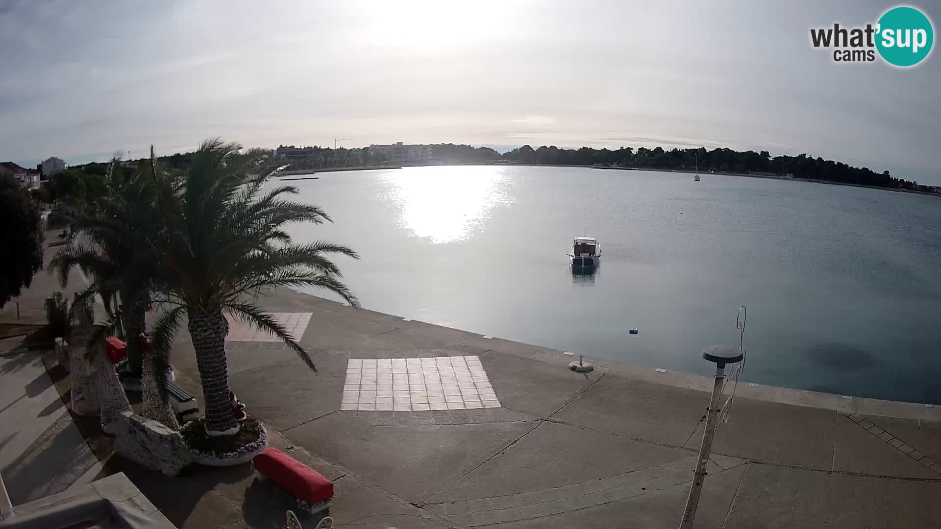 Seaside promenade in Novalja