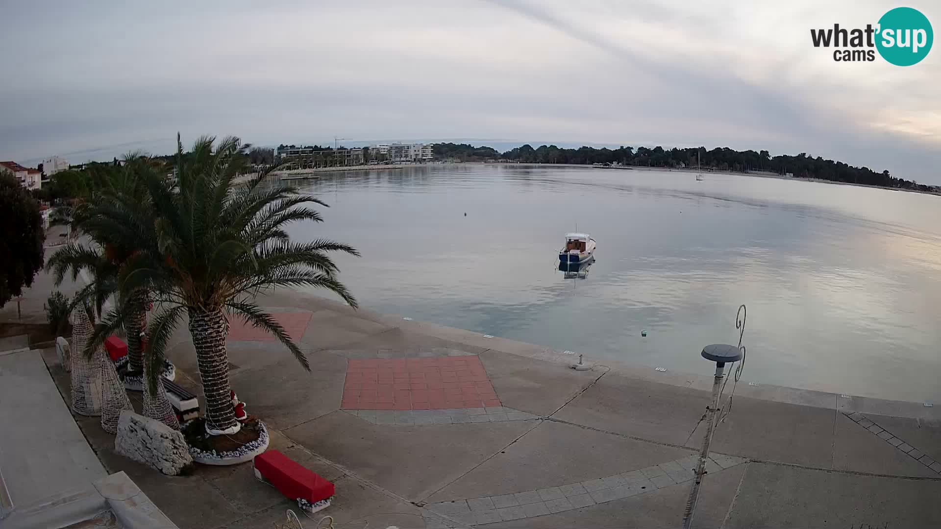 Seaside promenade in Novalja