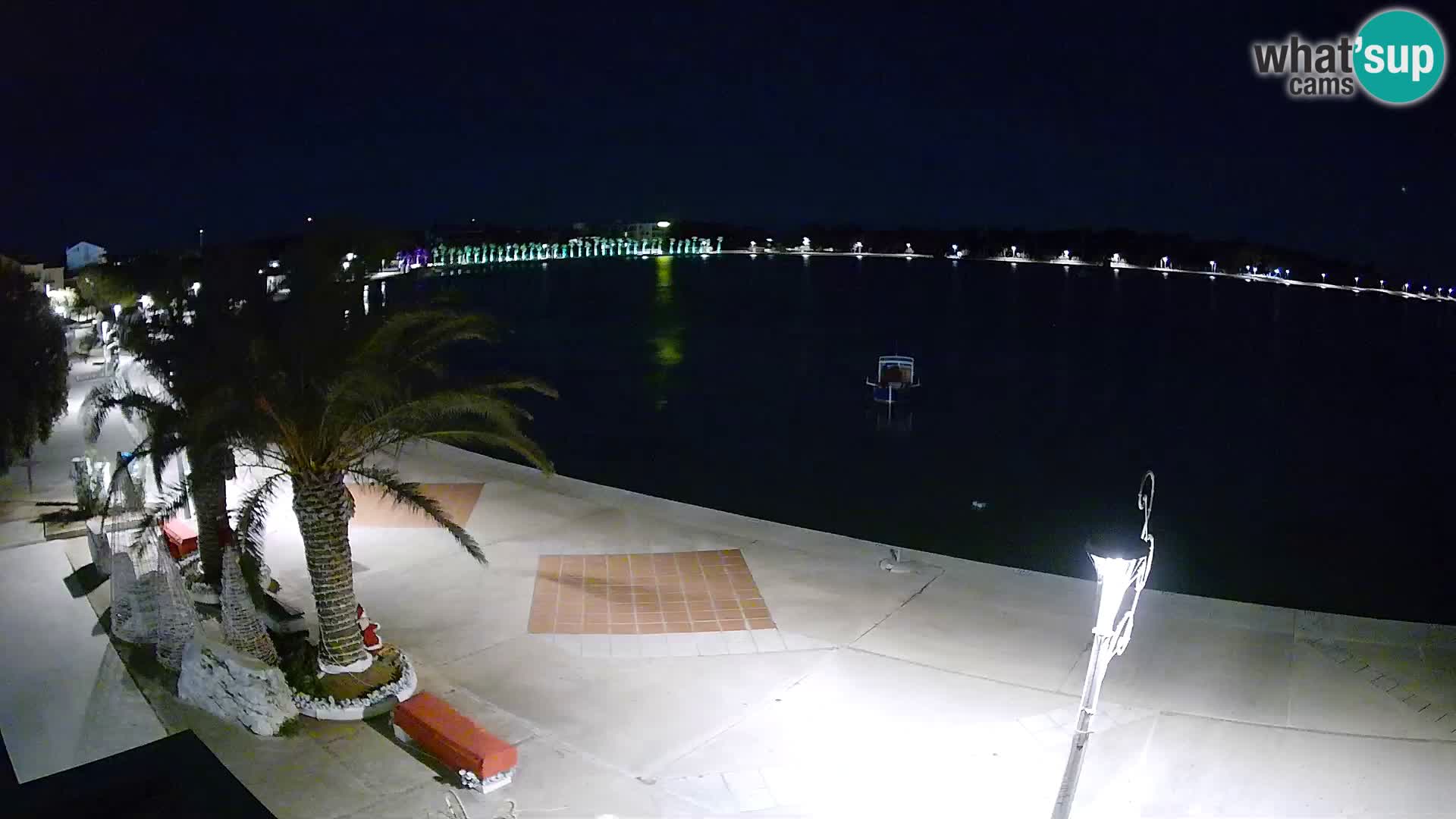 Seaside promenade in Novalja