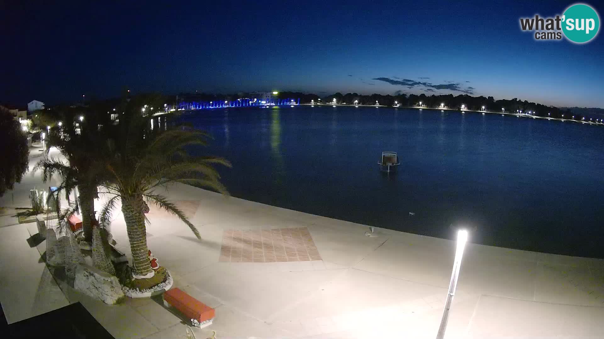 Seaside promenade in Novalja