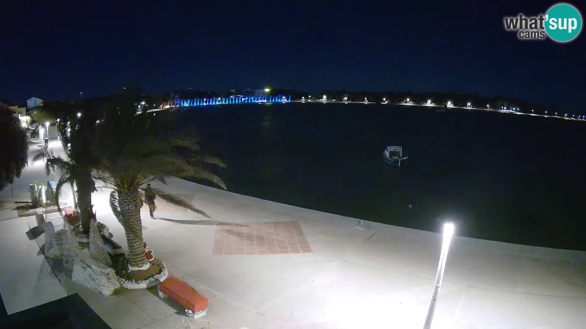 Seaside promenade in Novalja