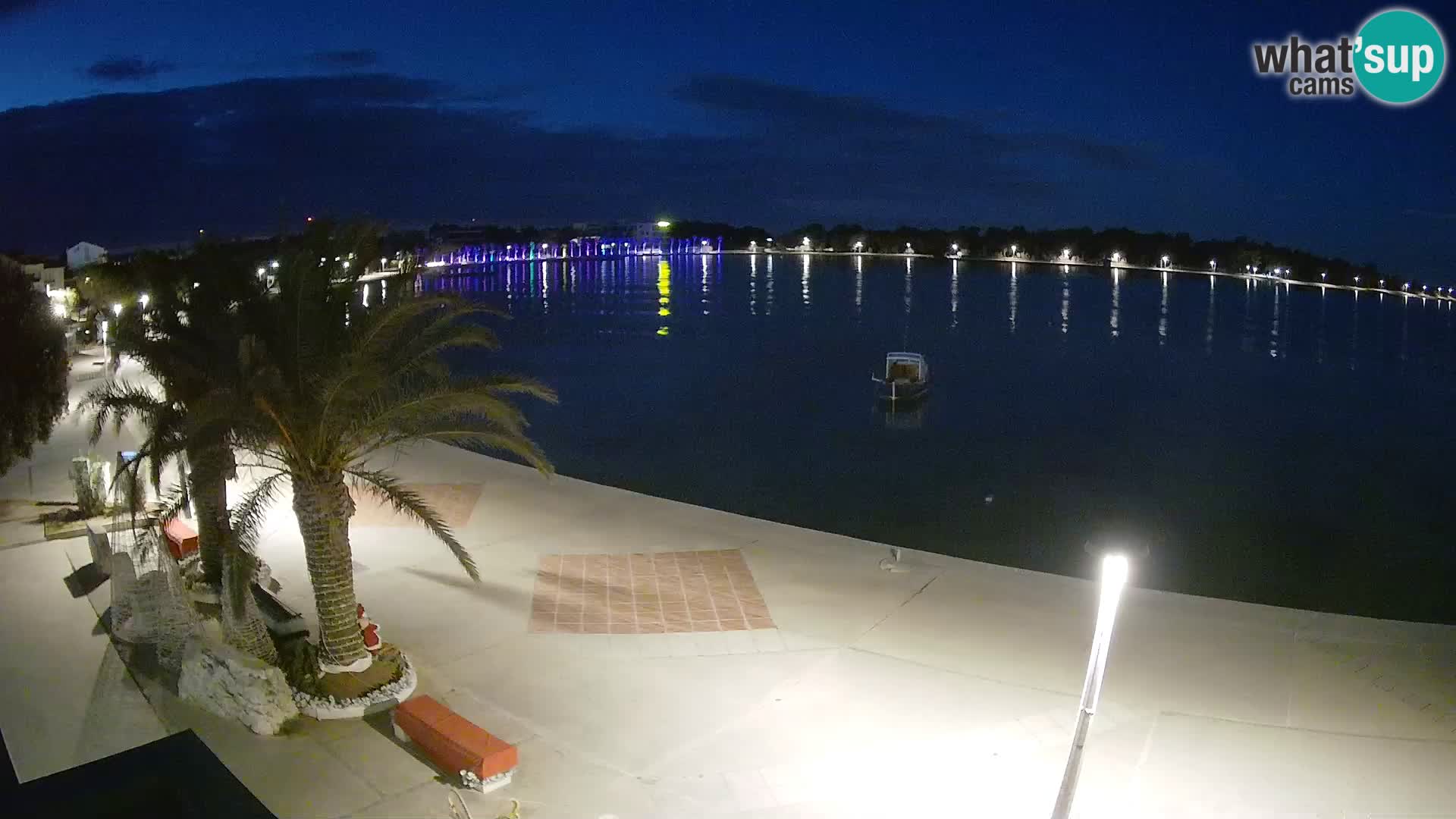 Seaside promenade in Novalja