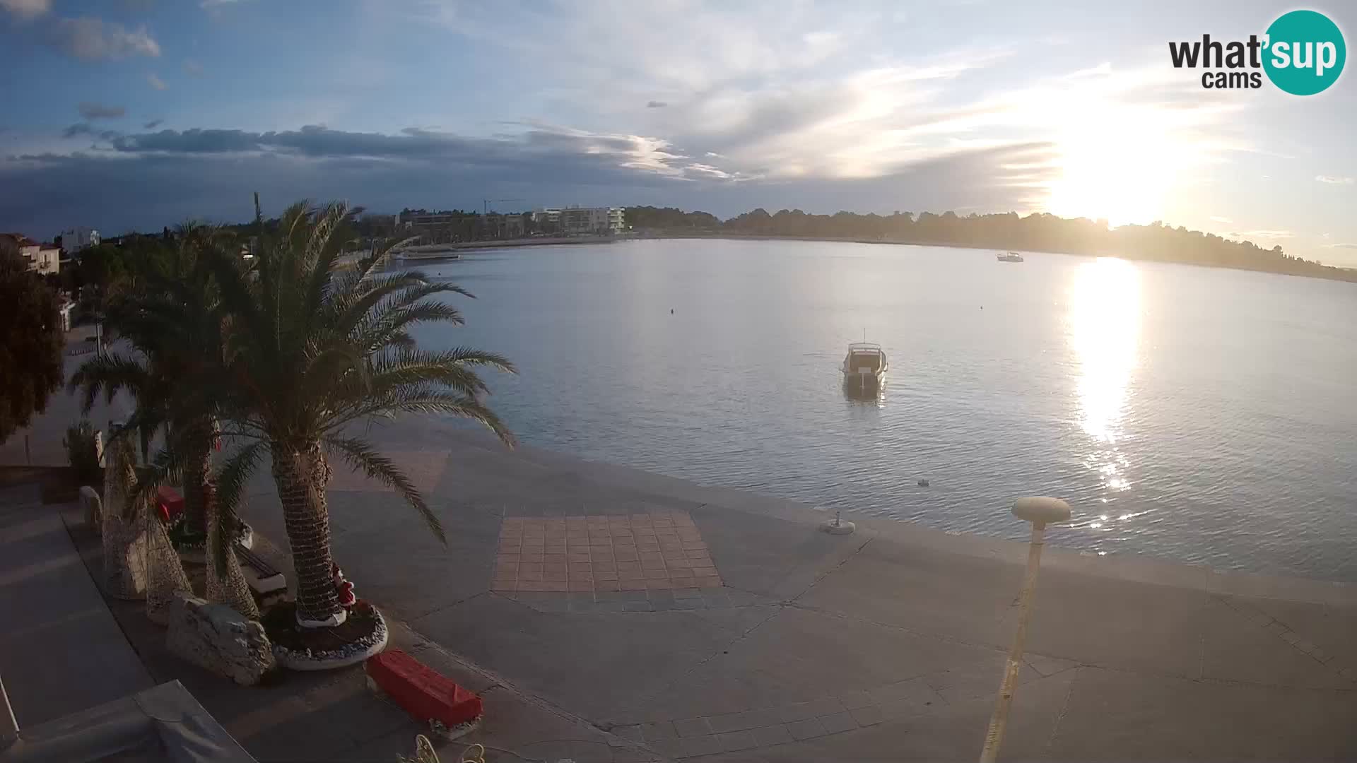 Seaside promenade in Novalja