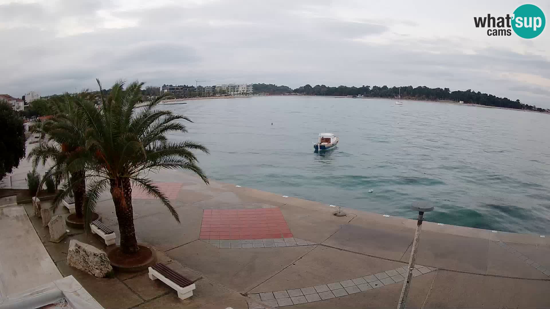 Seaside promenade in Novalja