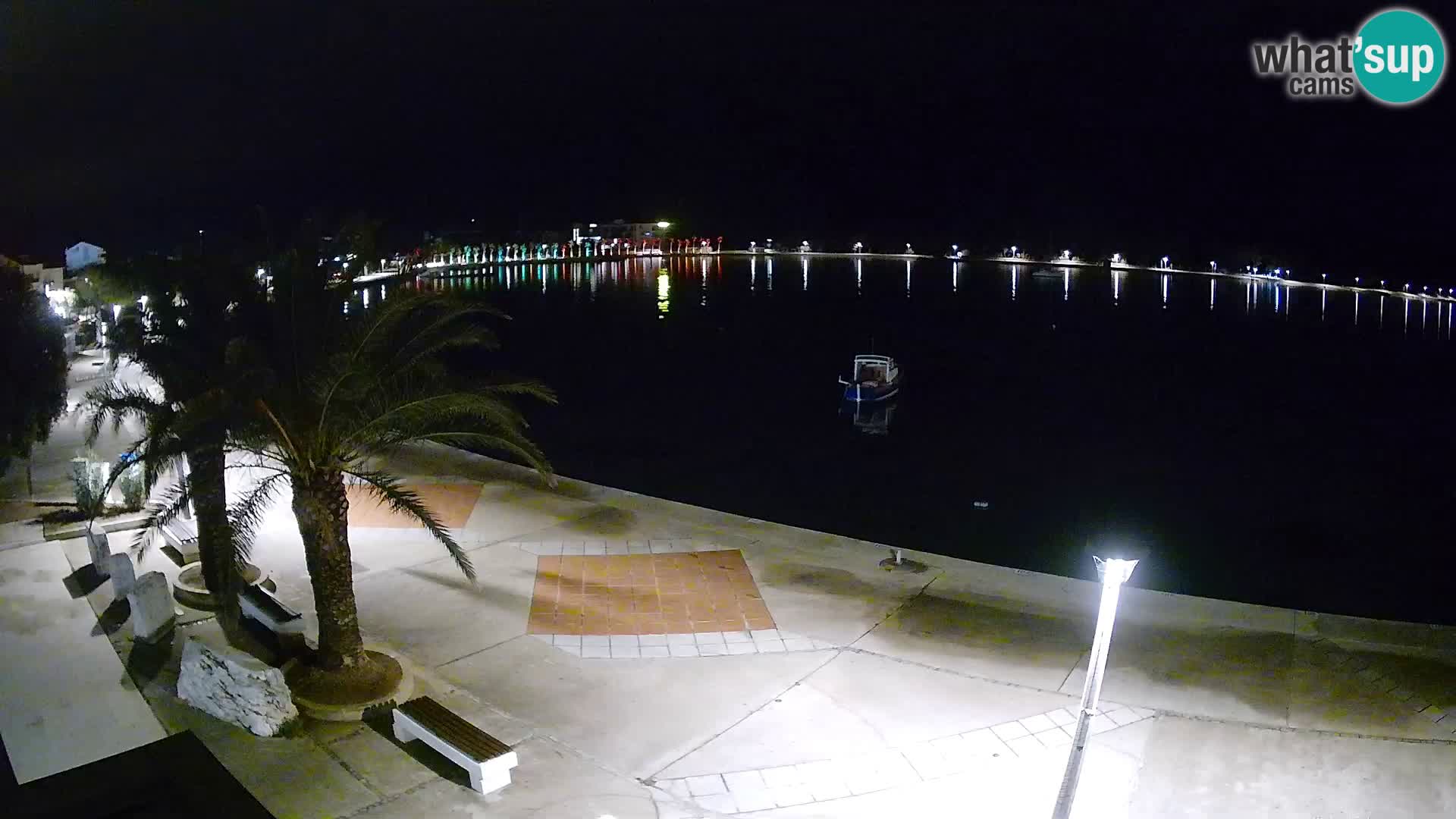 Seaside promenade in Novalja