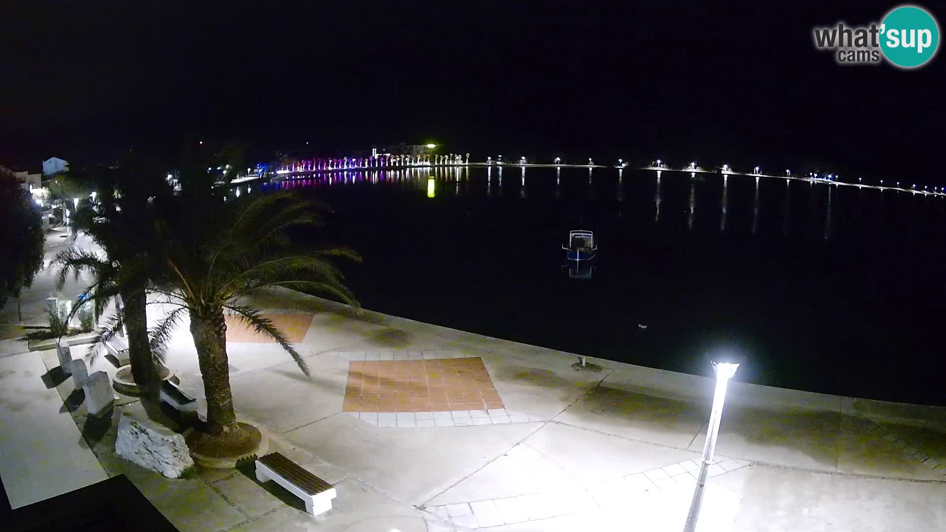 Seaside promenade in Novalja