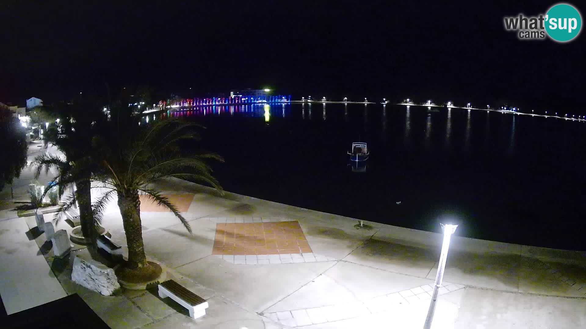 Seaside promenade in Novalja