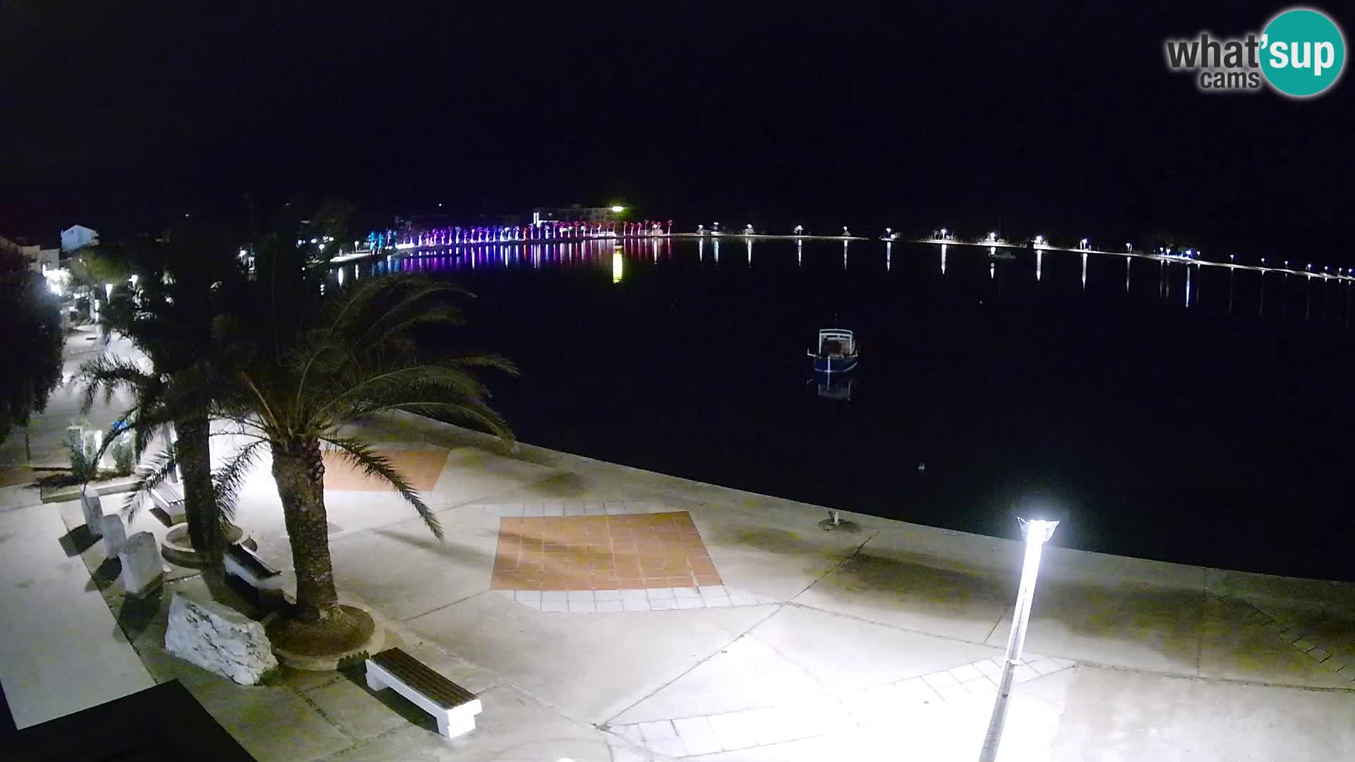 Seaside promenade in Novalja