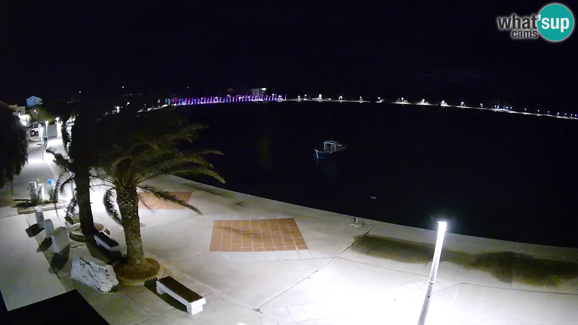 Seaside promenade in Novalja