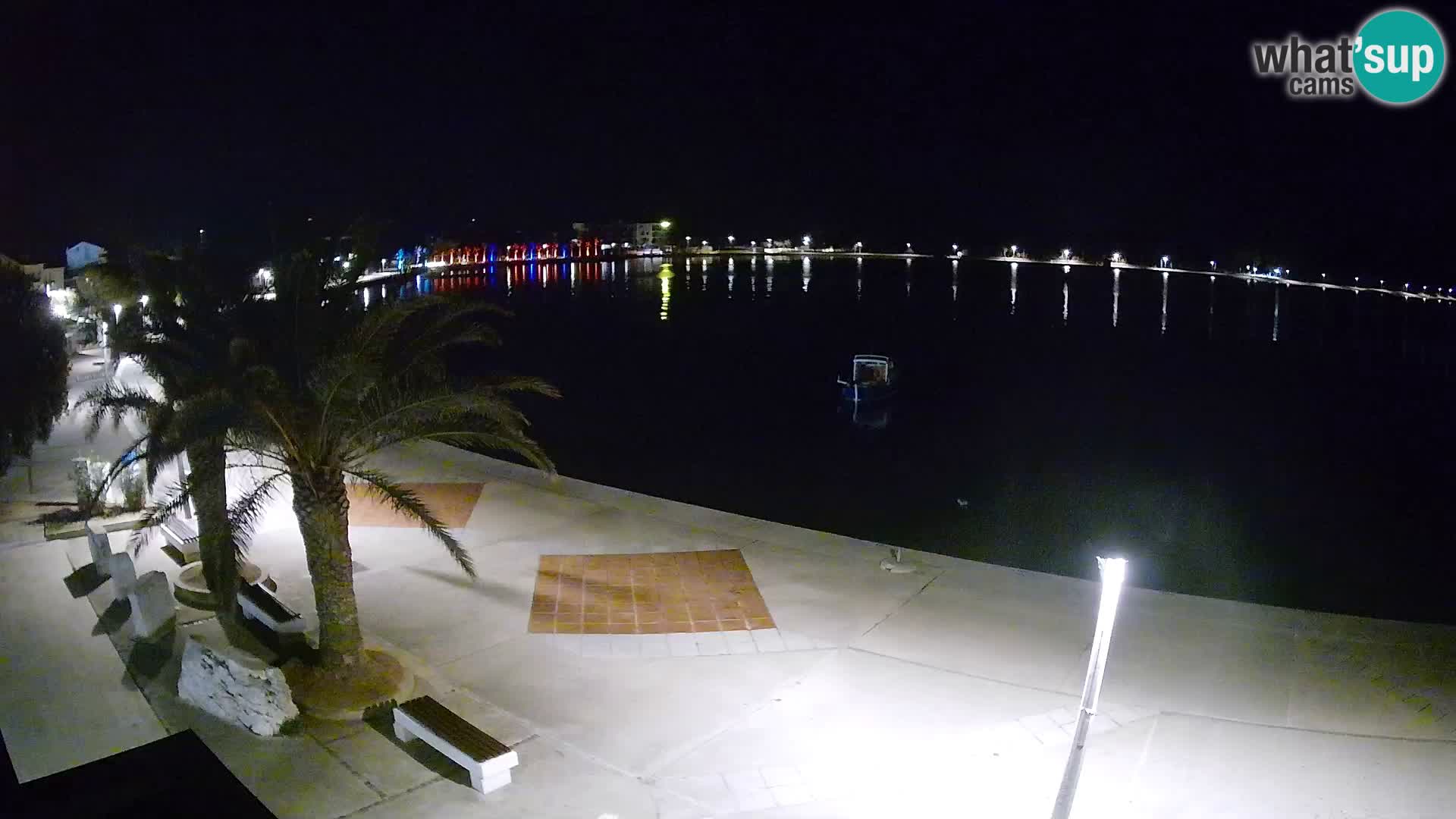 Seaside promenade in Novalja