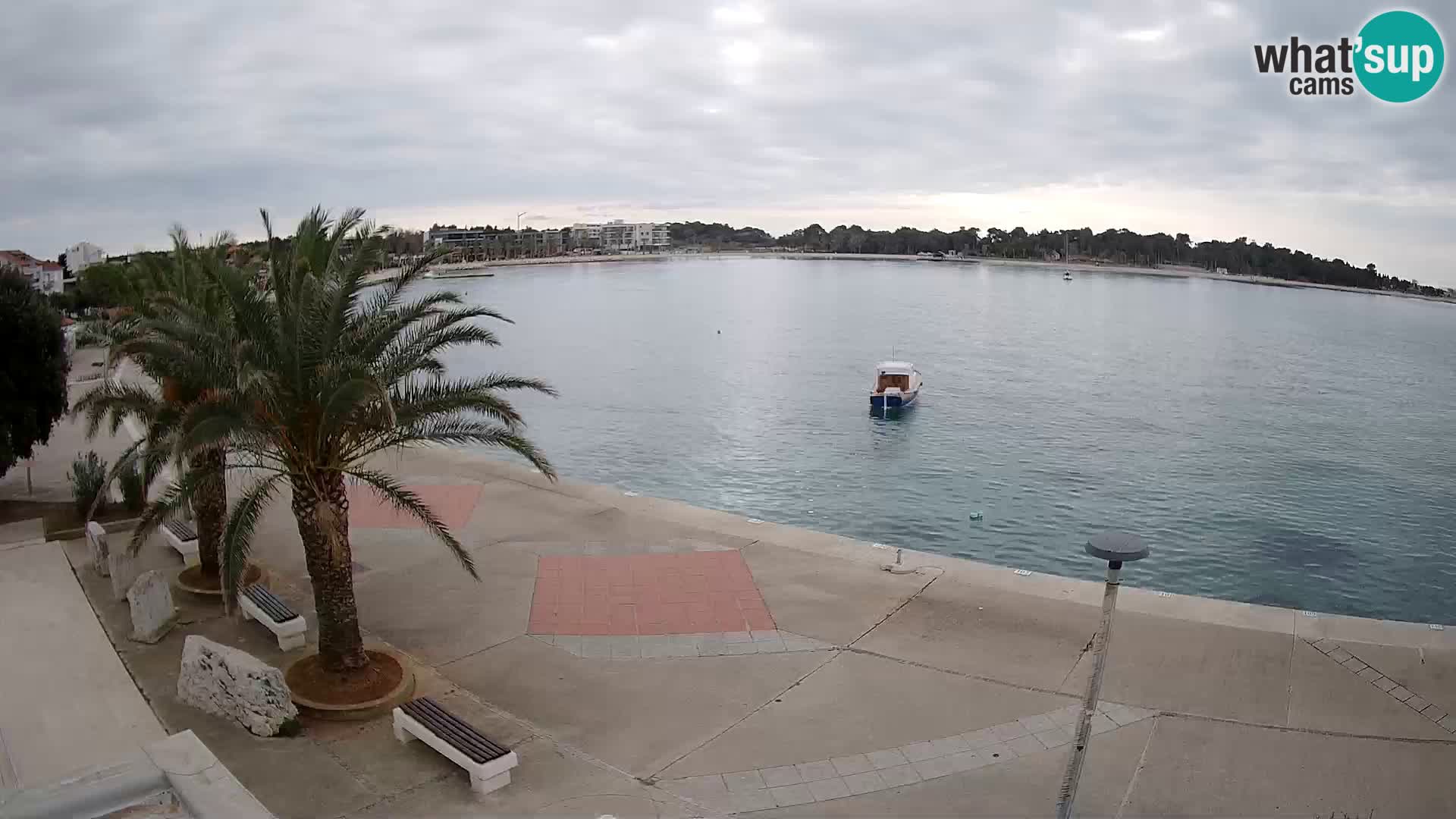 Seaside promenade in Novalja