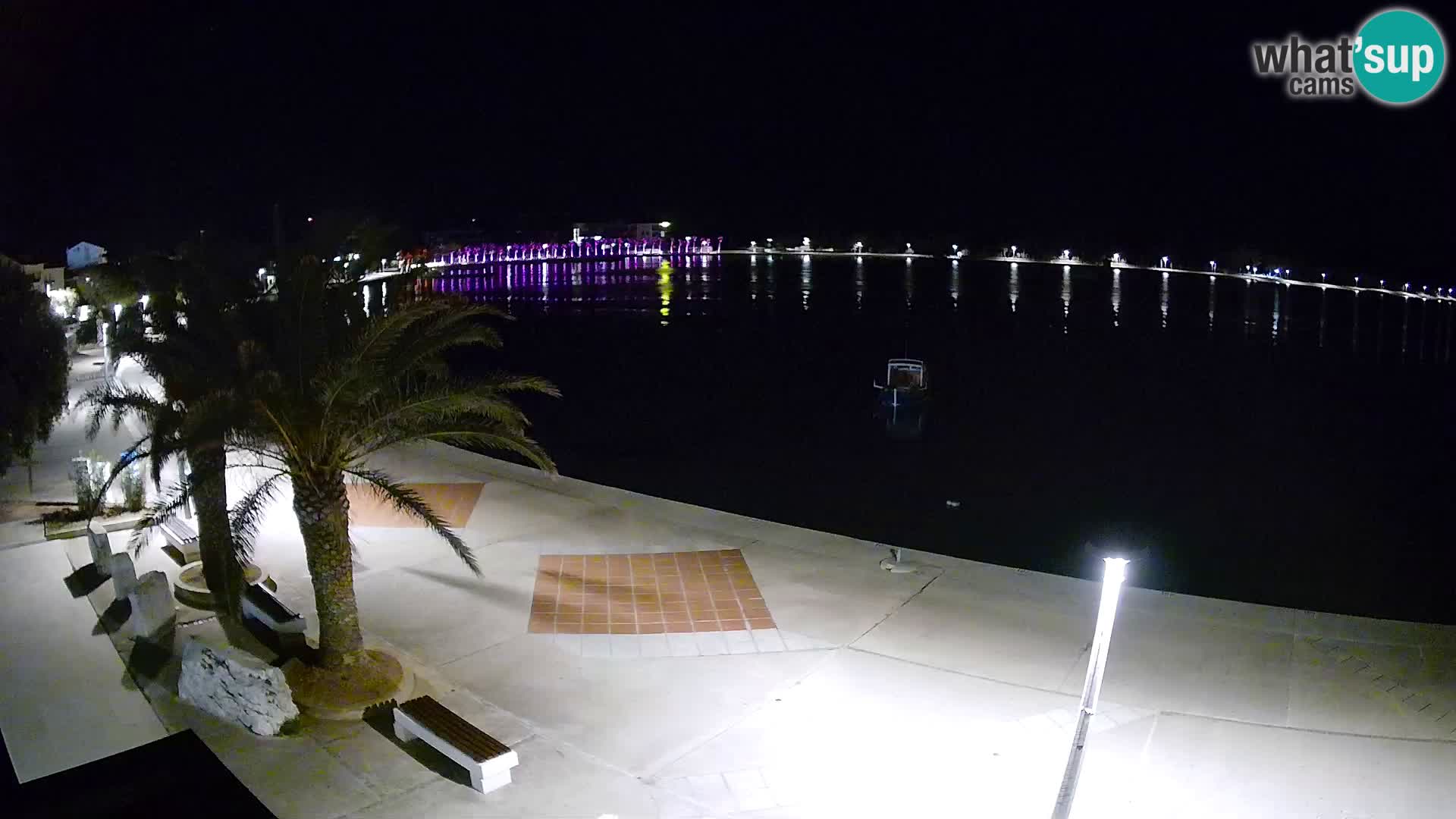 Seaside promenade in Novalja