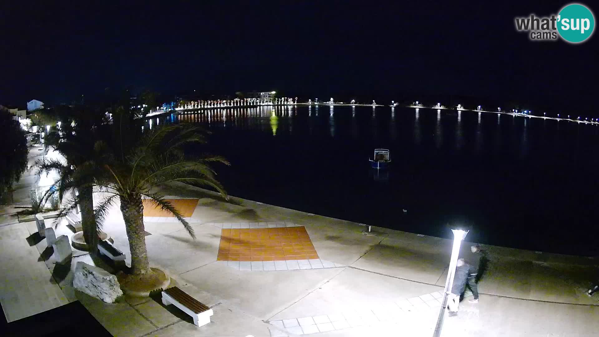 Seaside promenade in Novalja