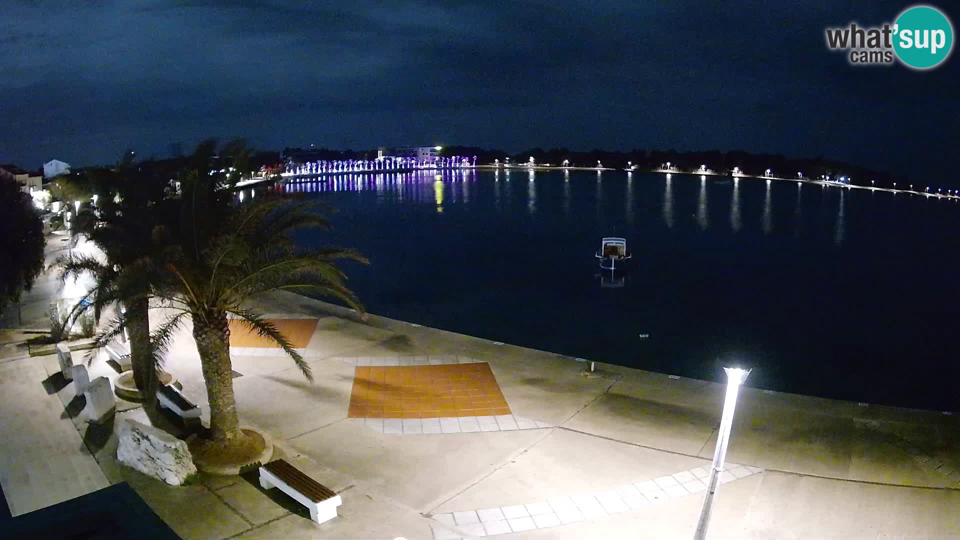 Seaside promenade in Novalja