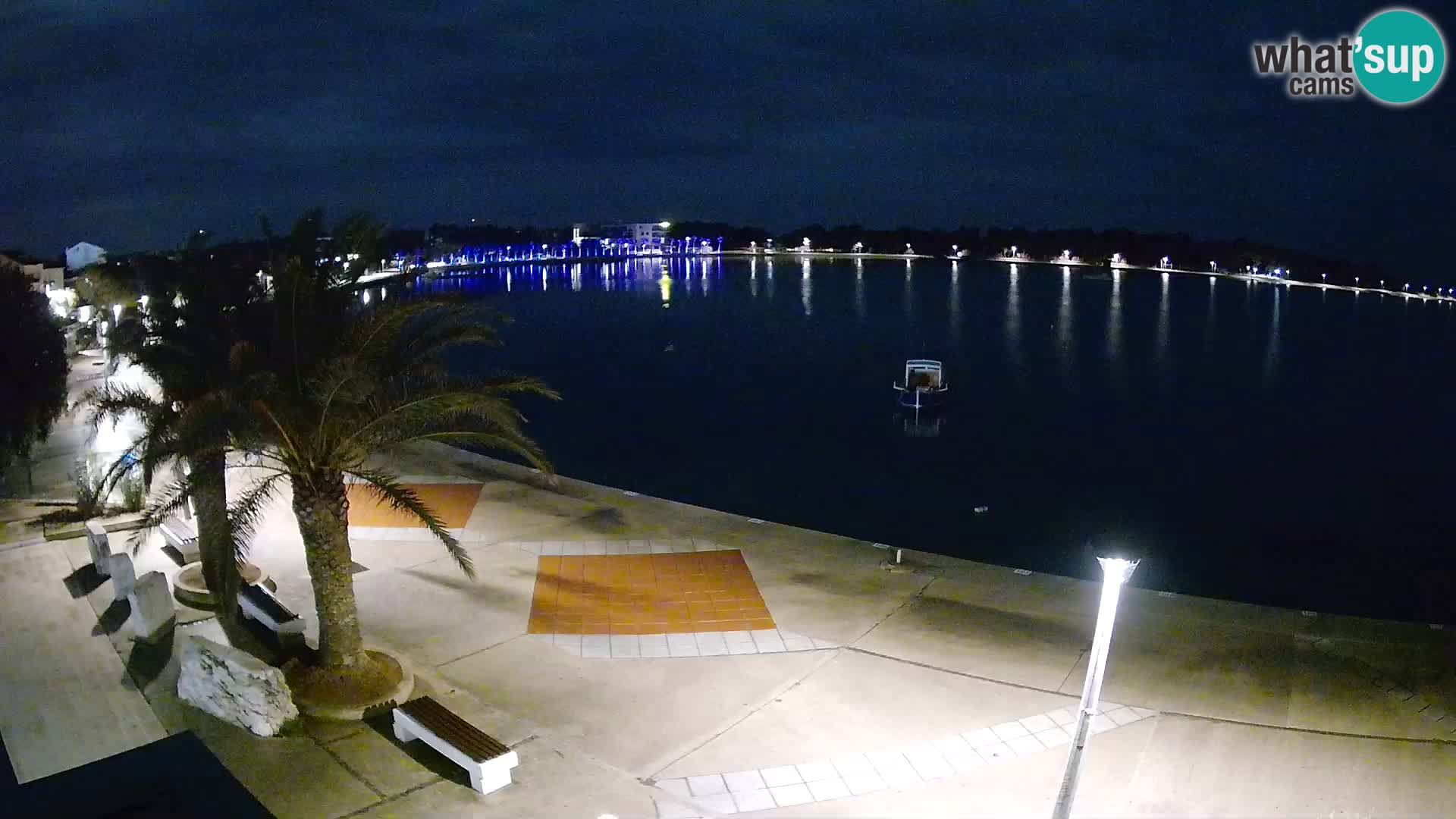 Seaside promenade in Novalja