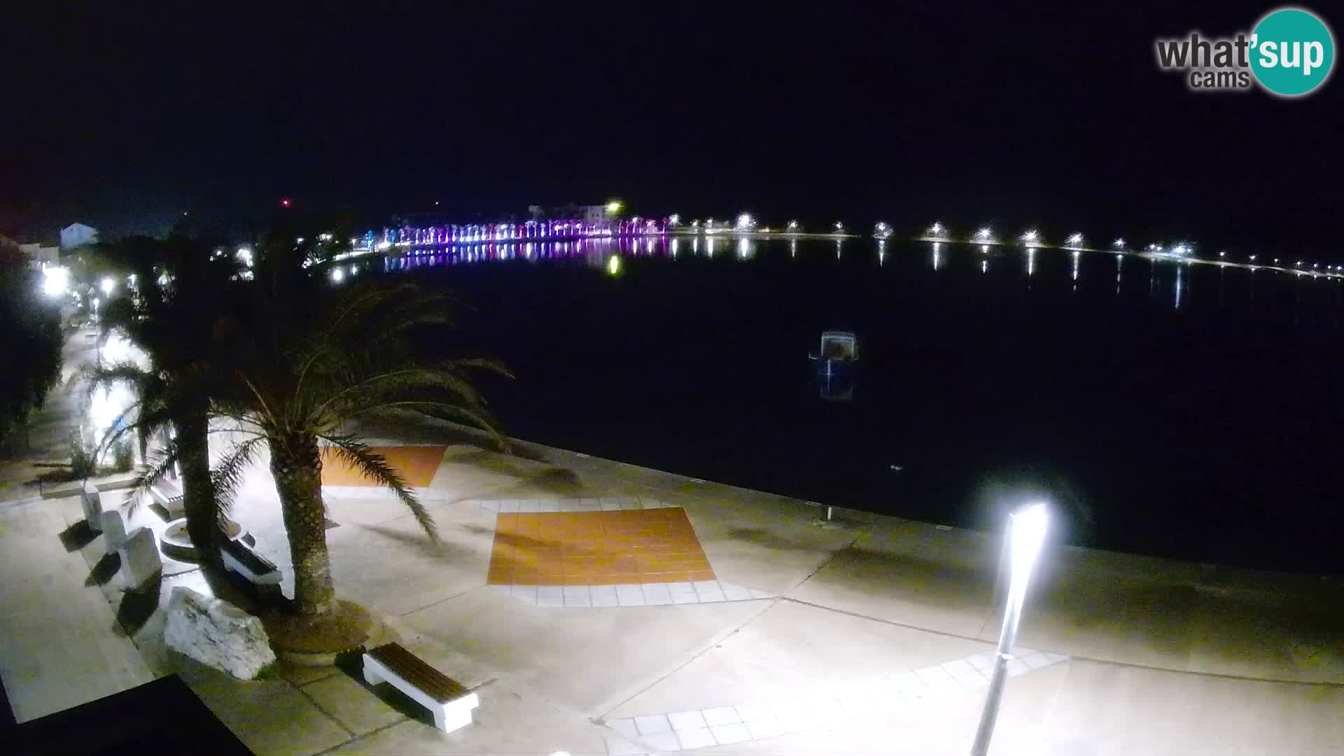 Seaside promenade in Novalja