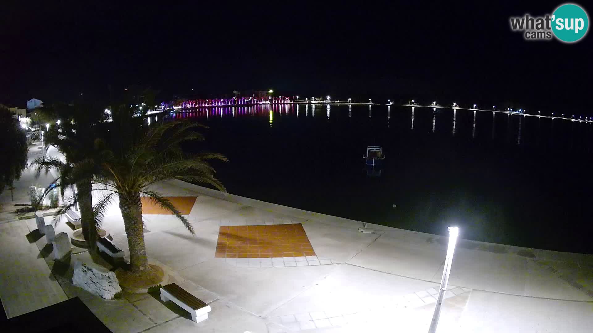 Seaside promenade in Novalja