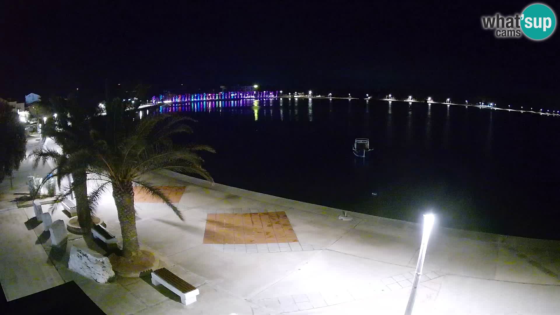 Seaside promenade in Novalja