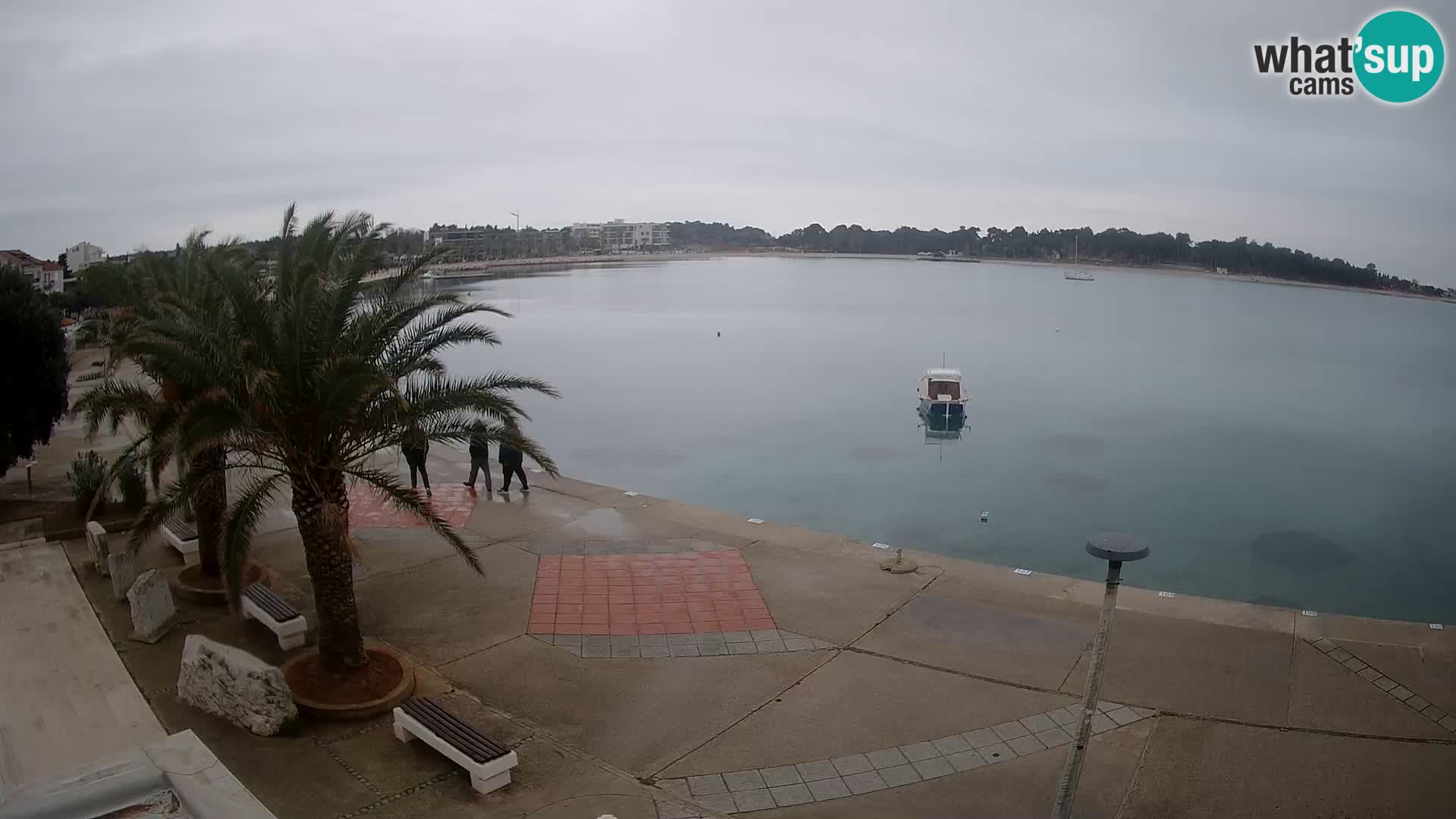 Seaside promenade in Novalja